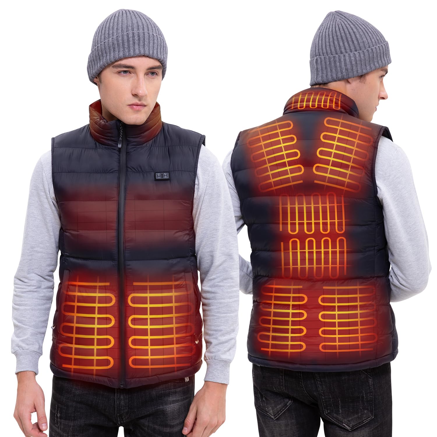 heated vest with battery