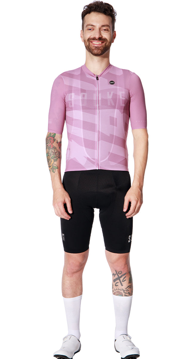 Quick Dry New Fashion Cycling Jersey  Unisex CS1122-Pink (6692250157169)
