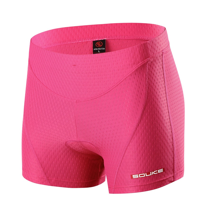 Women's Eco-Daily 3D Padded Cycling Shorts-PS6011-Pink