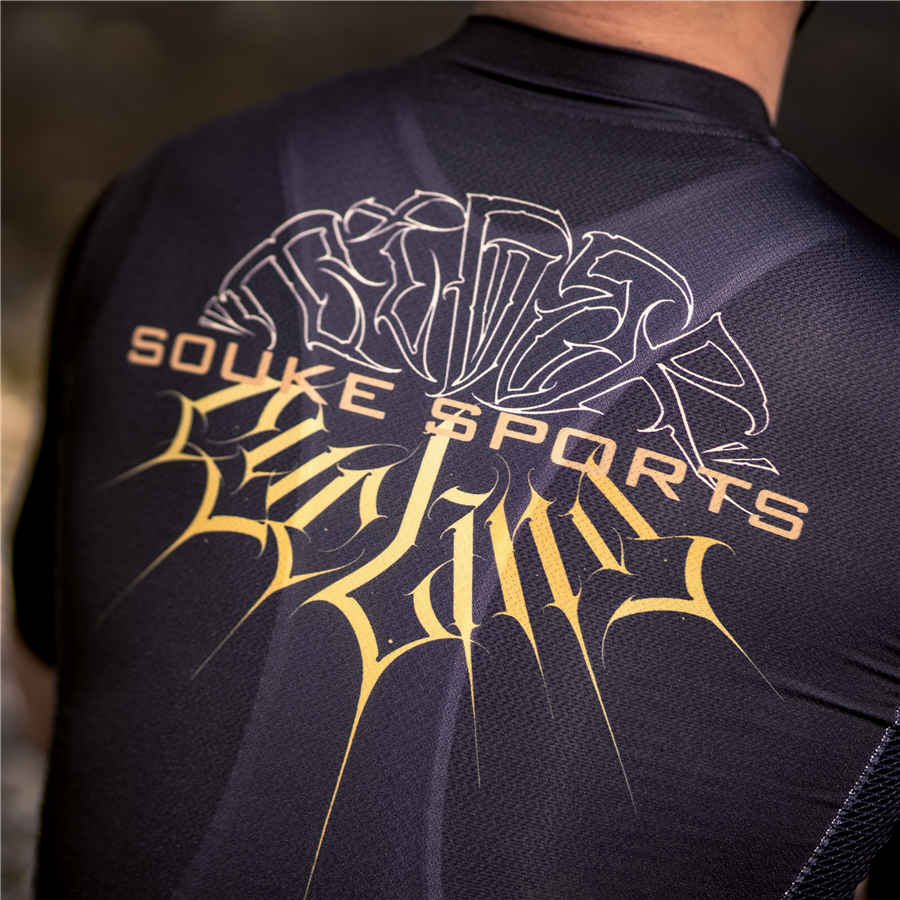 SOUKE Limited Edition Cycling Jersey For The Year Of Tiger CS1125-Black-Souke Sports (6696235696241)