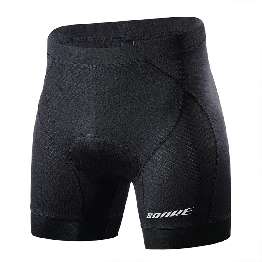 biking gear for men Men's 4D Padded Cycling Underwear Shorts-PS6018-Black