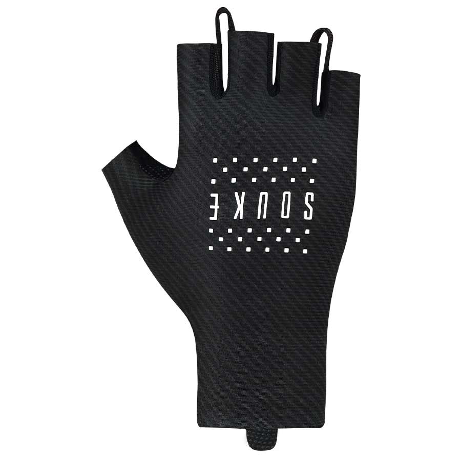 Souke Sports Road Bike Radsporthandschuhe für Männer und Frauen-St1904-Schwarz