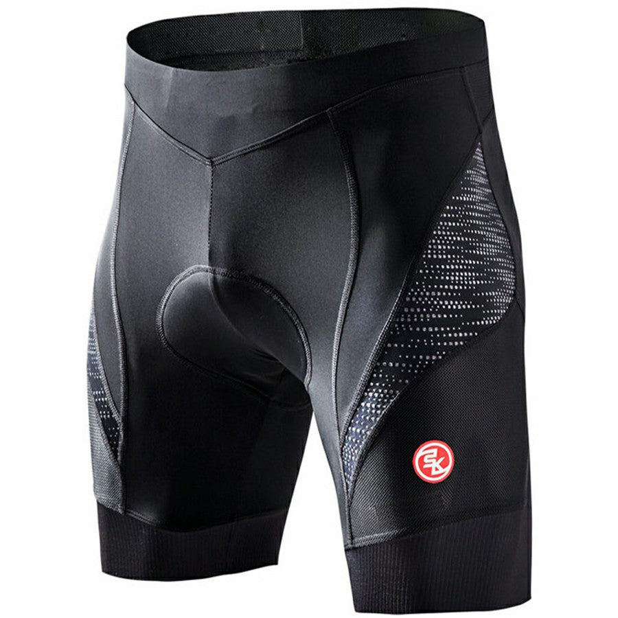 Souke Cycling Shorts Men's Eco-Daily 4D Padded Bicycle Shorts-PS5000-Black