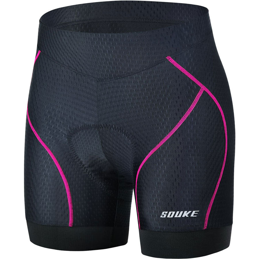 Women's 4D Padded Quick Dry Bicycle Underwear-PS6013-Pink