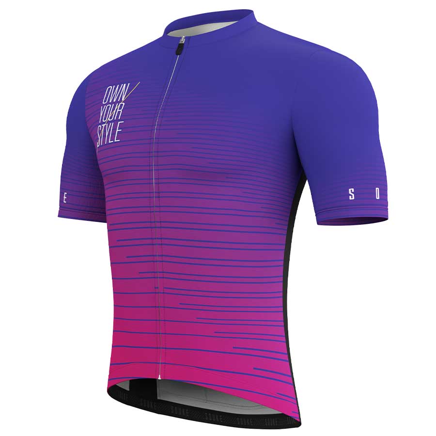 SOUKE 'Own Your Style' Cycling Jersey CS1102 - Purple-Souke Sports (6579707215985)