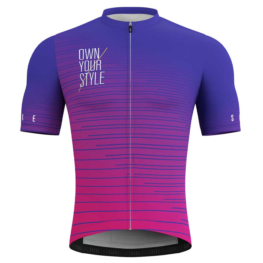 SOUKE 'Own Your Style' Cycling Jersey CS1102 - Purple-Souke Sports (6579707215985)