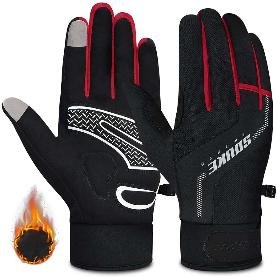 souke sports, souke ST1903, cycling accessories, riding accessories, cycling gloves, FULL finger cycling gloves, bicycle gloves for men and women, road bike cycling gloves, orange, green, black and red white cycling gloves, cycling gloves padded, padded cycling gloves for men and women (6633705963633)