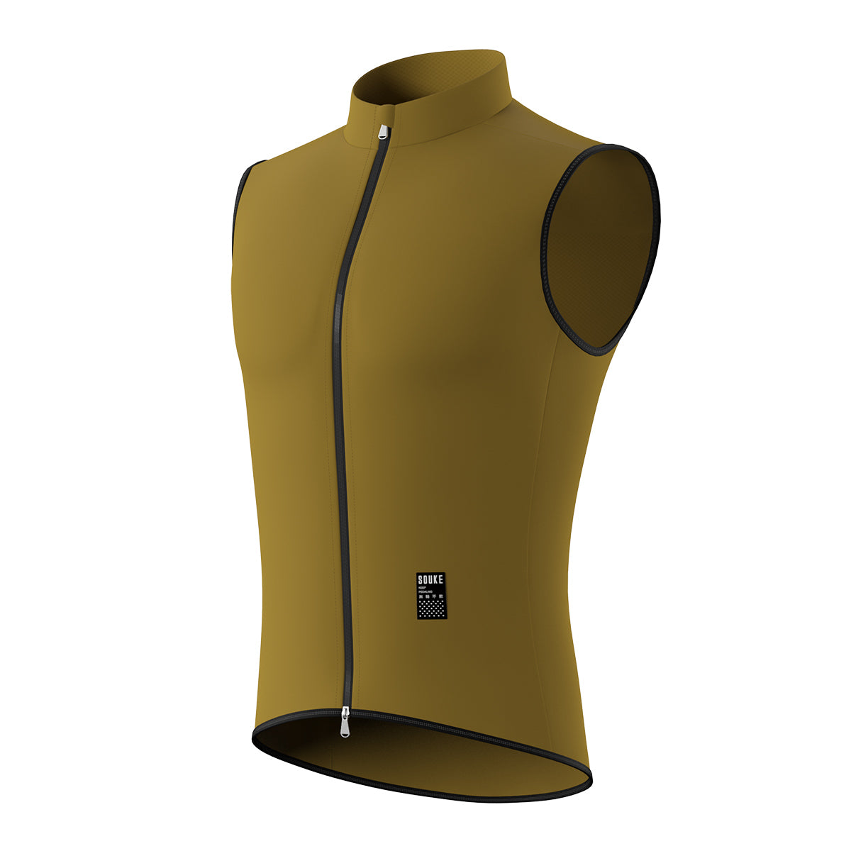 Souke Sports, lightweight vest, fuctional gilet, classic cycling vest, packable cycling vest, ginger gilet ,GV2204 windproof vest (6793640247409)
