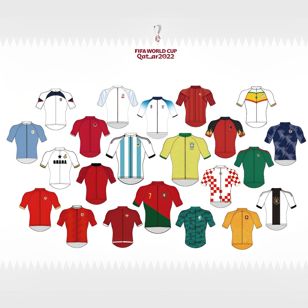World Cup Design is Now Available on SOUKE Jersey!