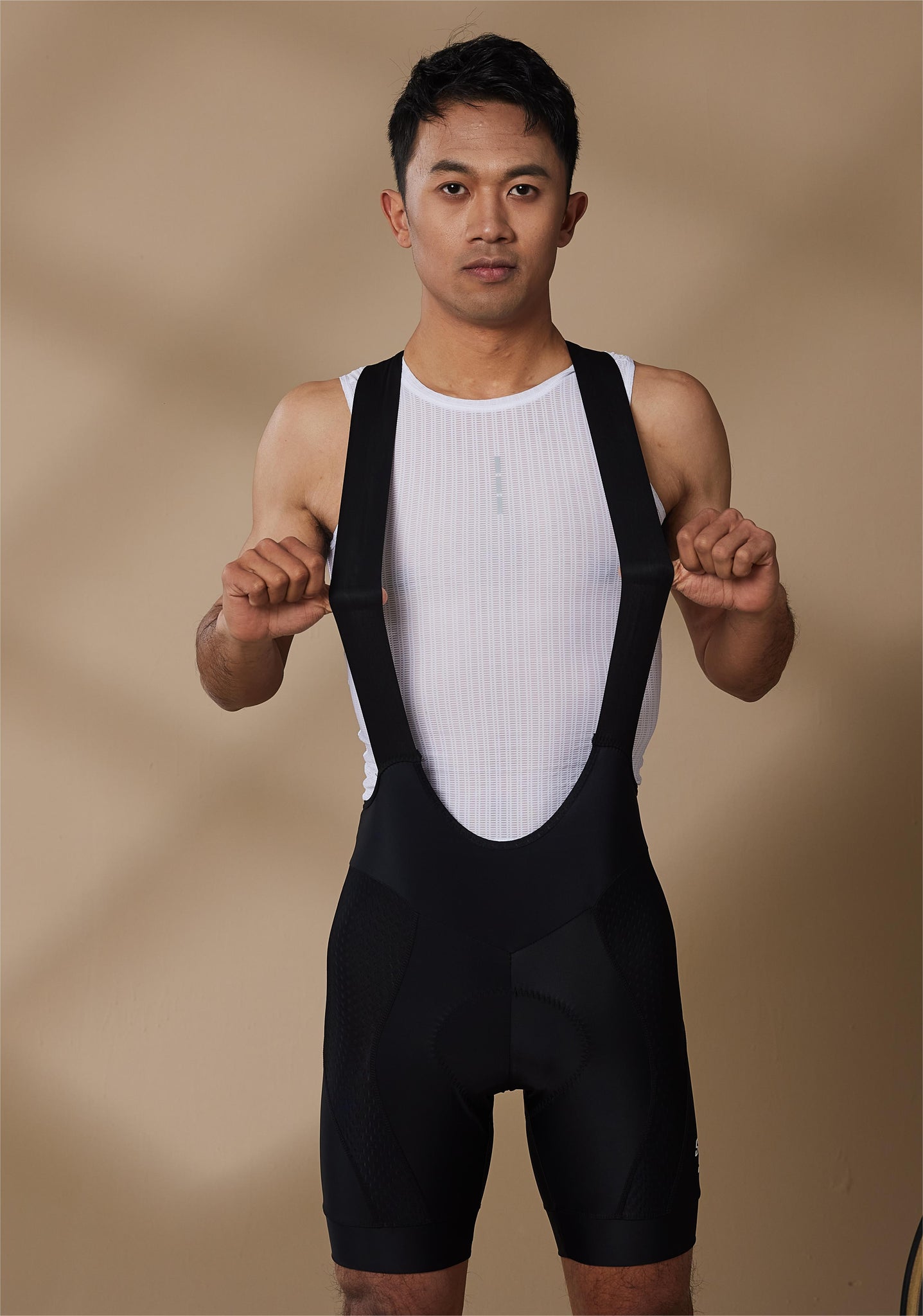 4D do Souke Men's 4D Ciclope Bib Shorts-BS1606-Black