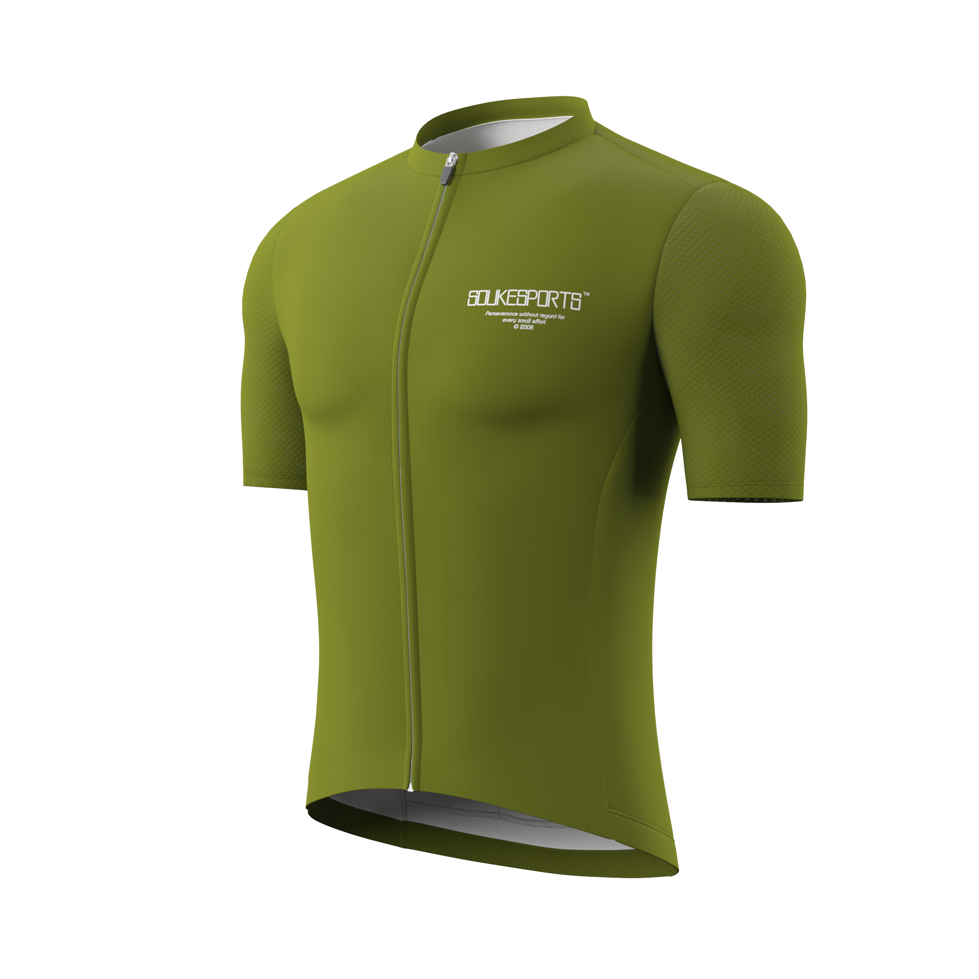 Souke Sports Minimalism Pure Color Unisex Cycling Jersey CS1168---crete