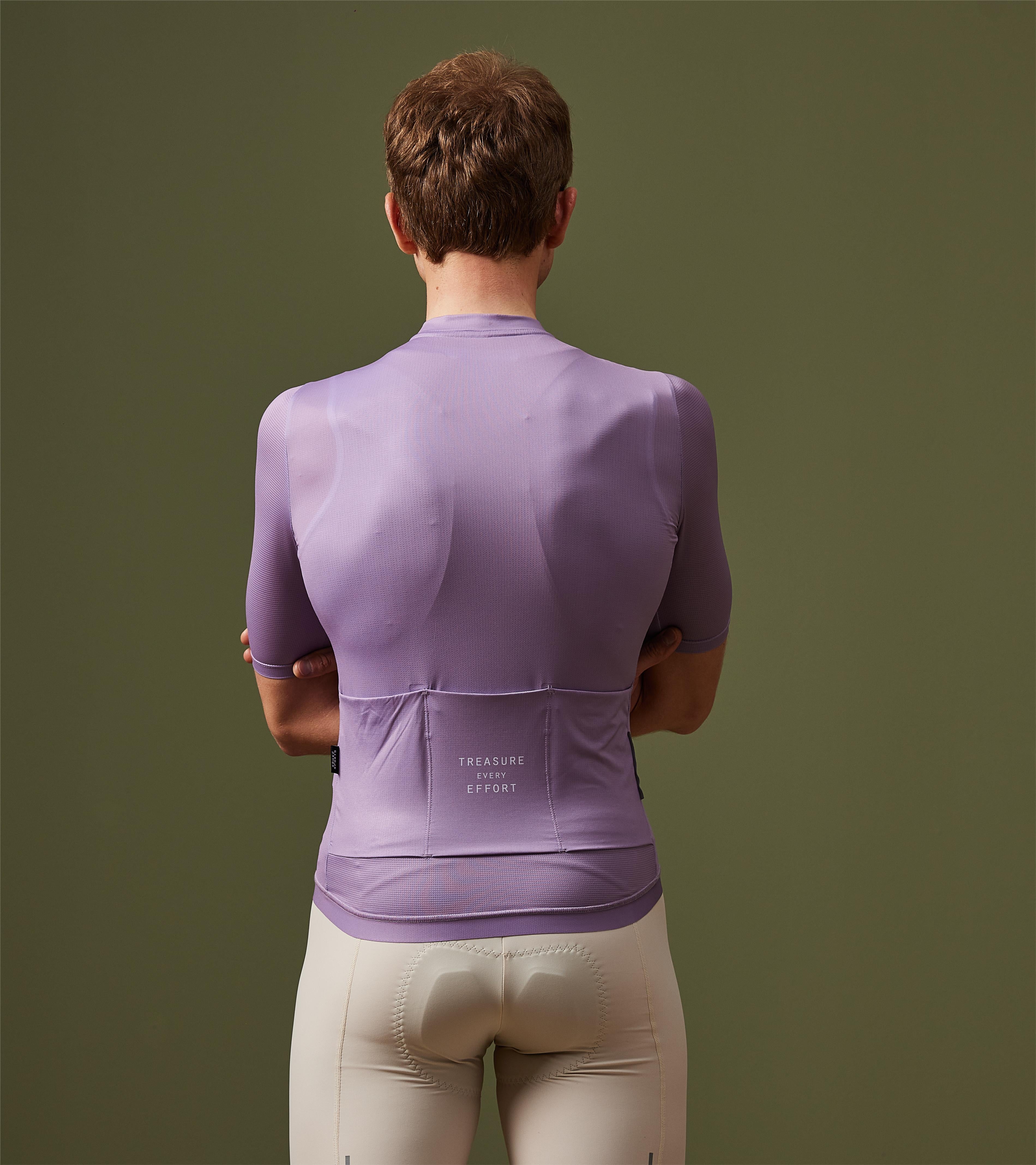 Souke Sports Minimalism Pure Color Unisex Cycling Jersey CS1168---Mute