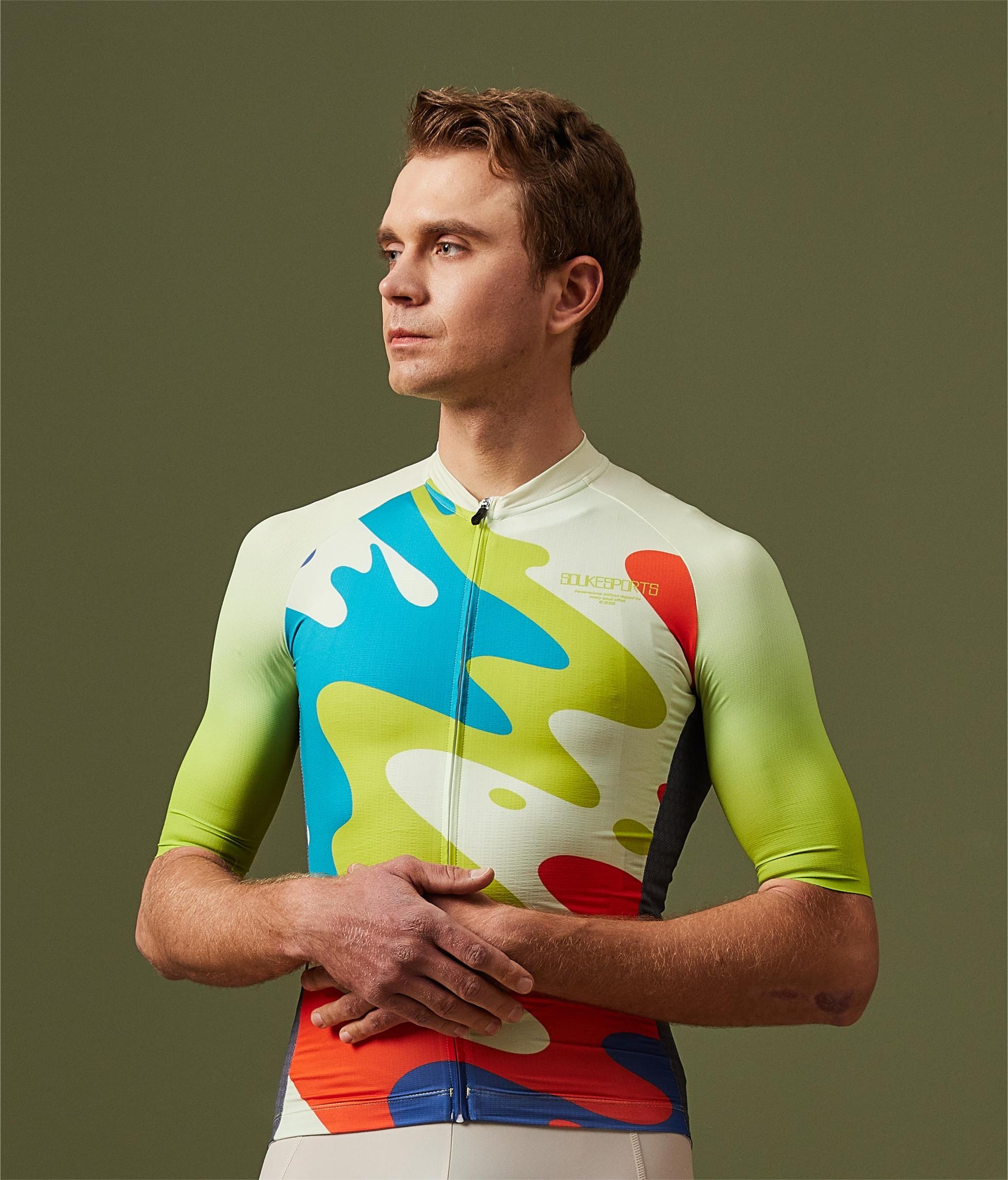 Soukesports, Minimalism, Unisex Cycling,Short Sleeve Jersey ,CS1186,ARTISTIC JERSEY,COLORFUL JERSEY