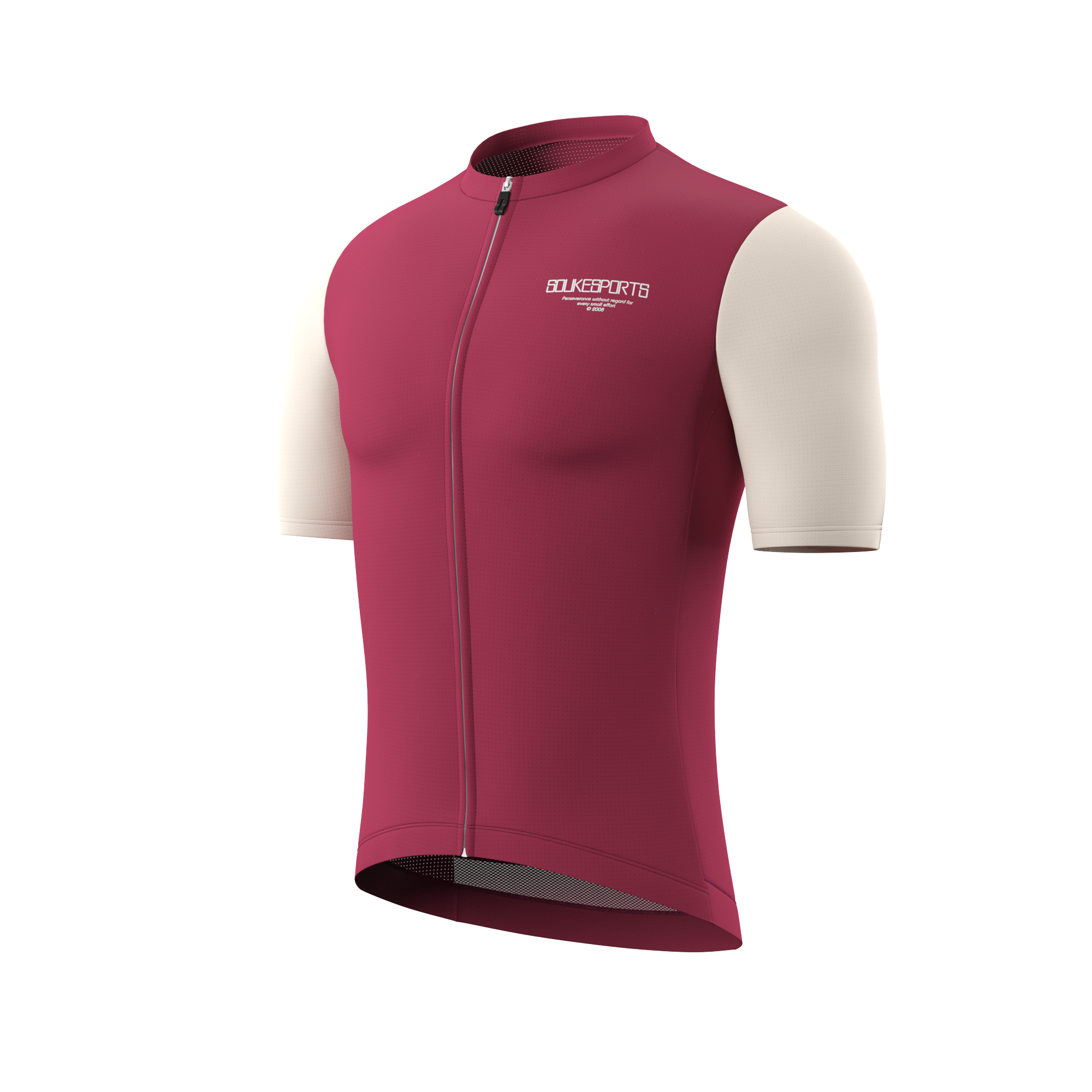Soukesports, Minimalism, Unisex Cycling,Short Sleeve Jersey ,CS1120,Pink
