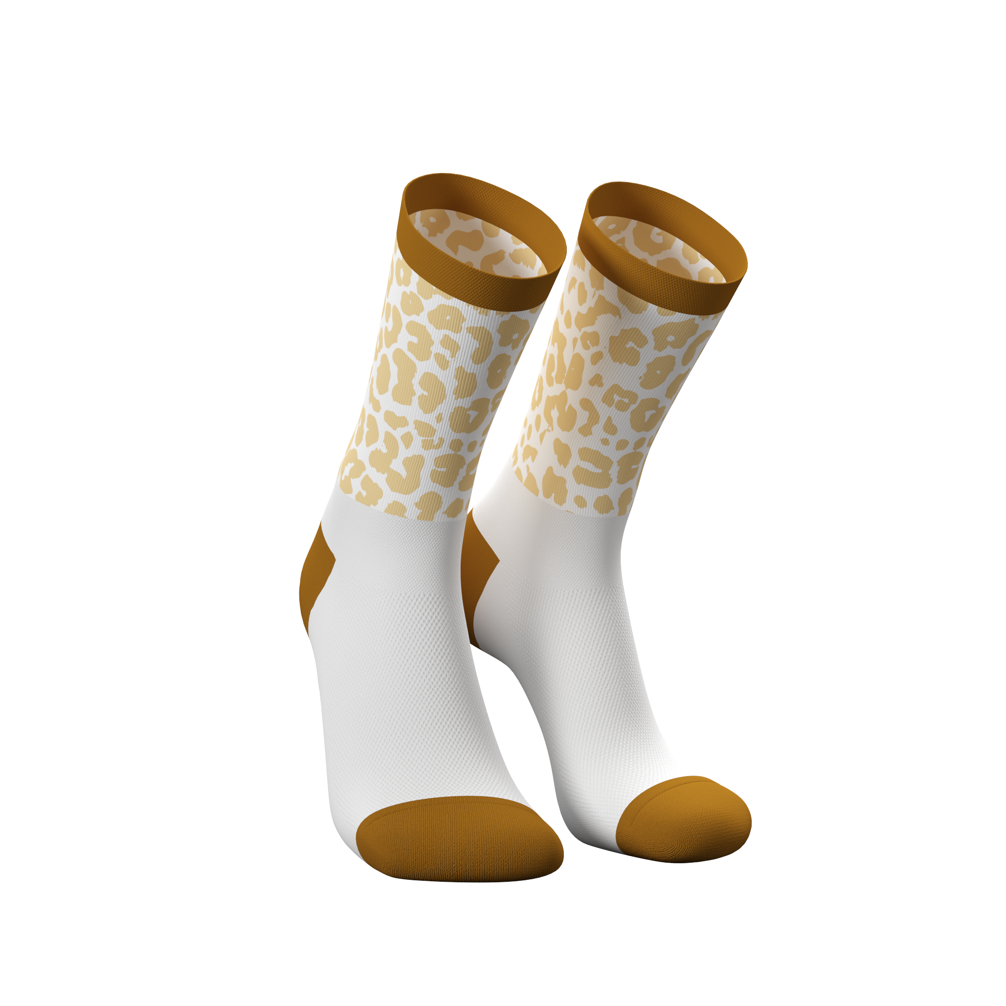 Men's Women's Cycling Socks Heat Absorption PS06-Coffee