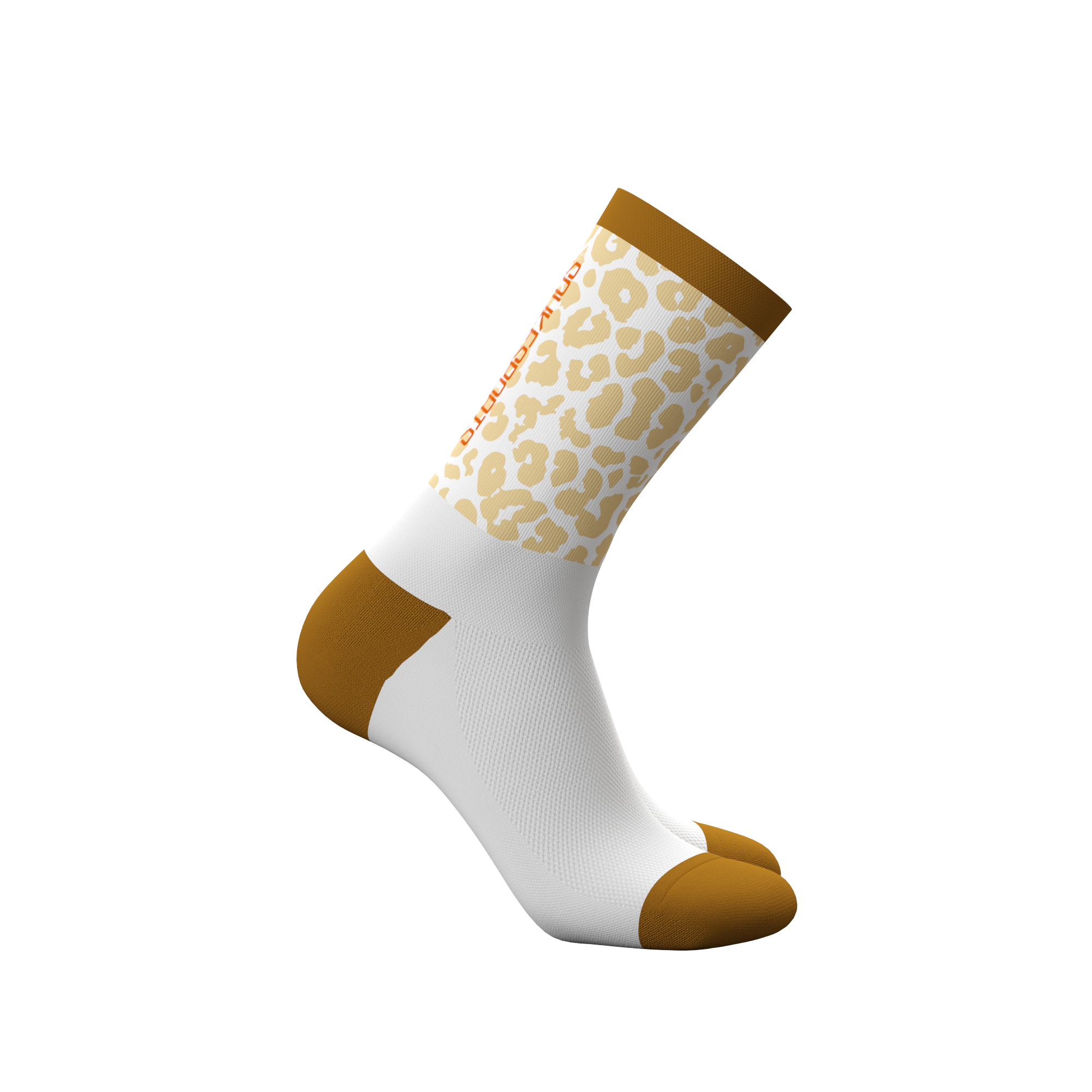 Men's Women's Cycling Socks Heat Absorption PS06-Coffee