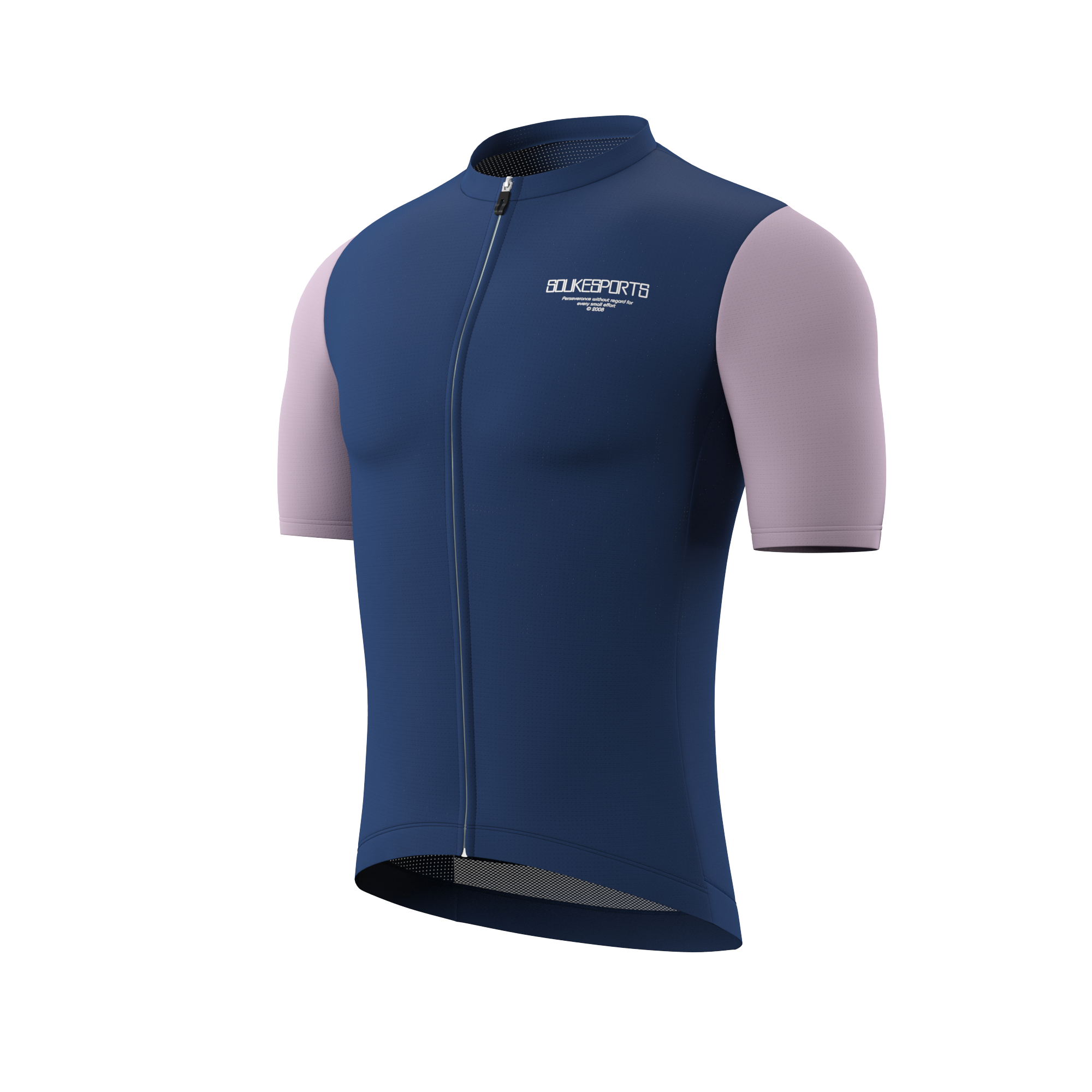 Soukesports, Minimalism, Unisex Cycling,Short Sleeve Jersey ,CS1120,Navy