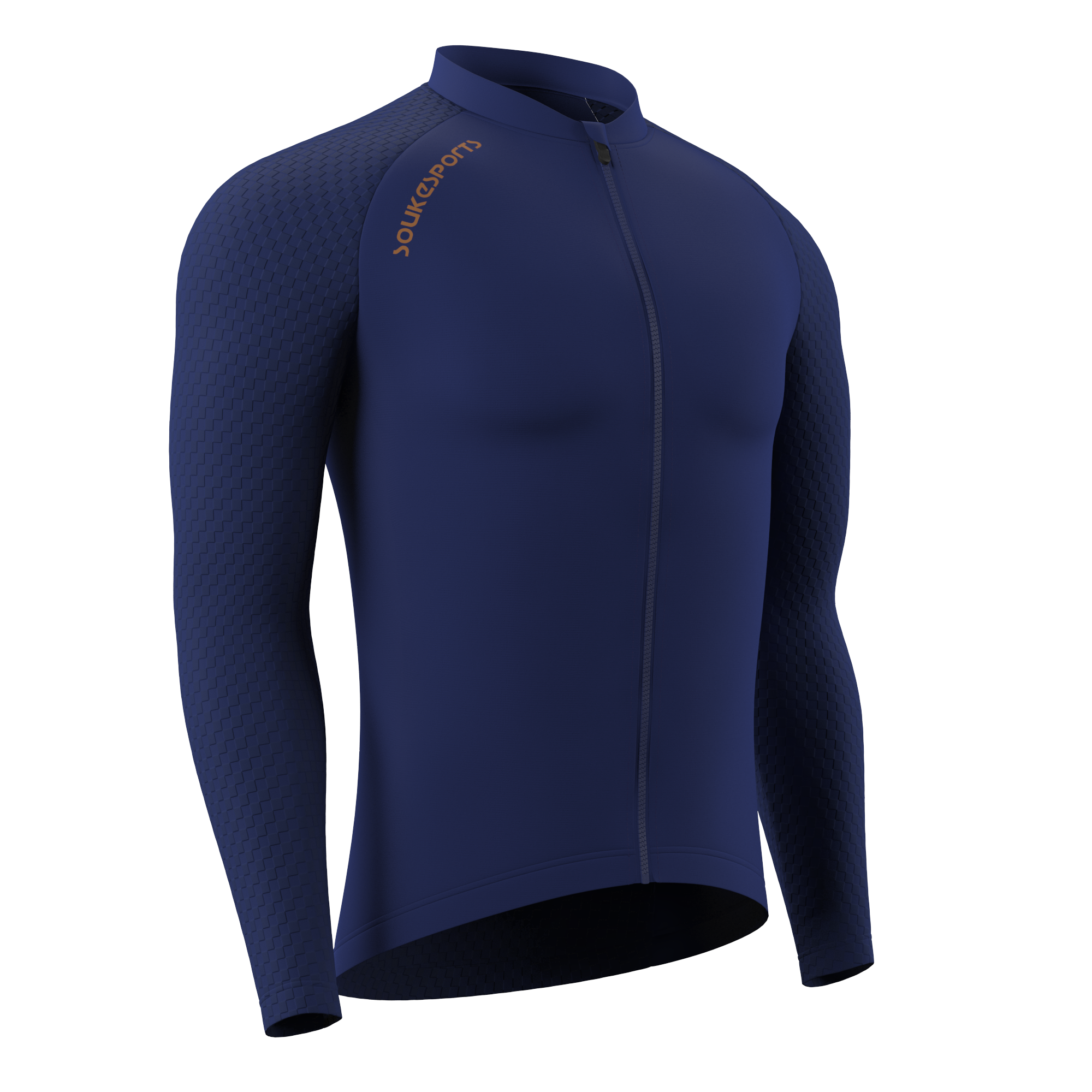 Men's Classic Long Sleeves Jersey CL1233-Navy