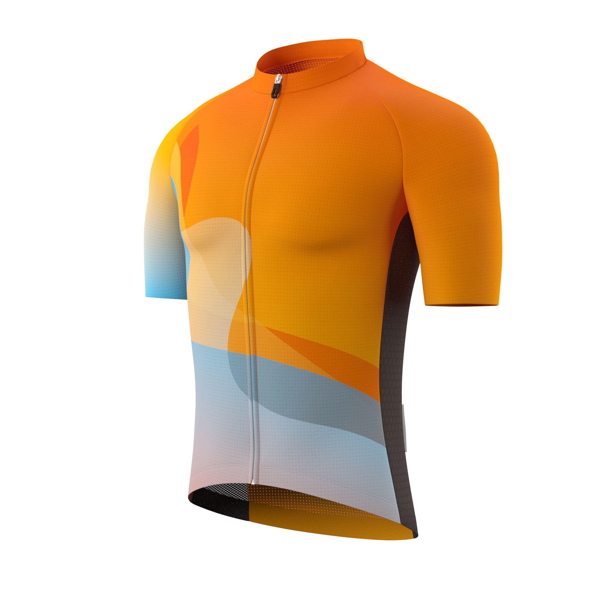 Soukesports, Minimalism, Unisex Cycling,Short Sleeve Jersey ,CS1183,Orange