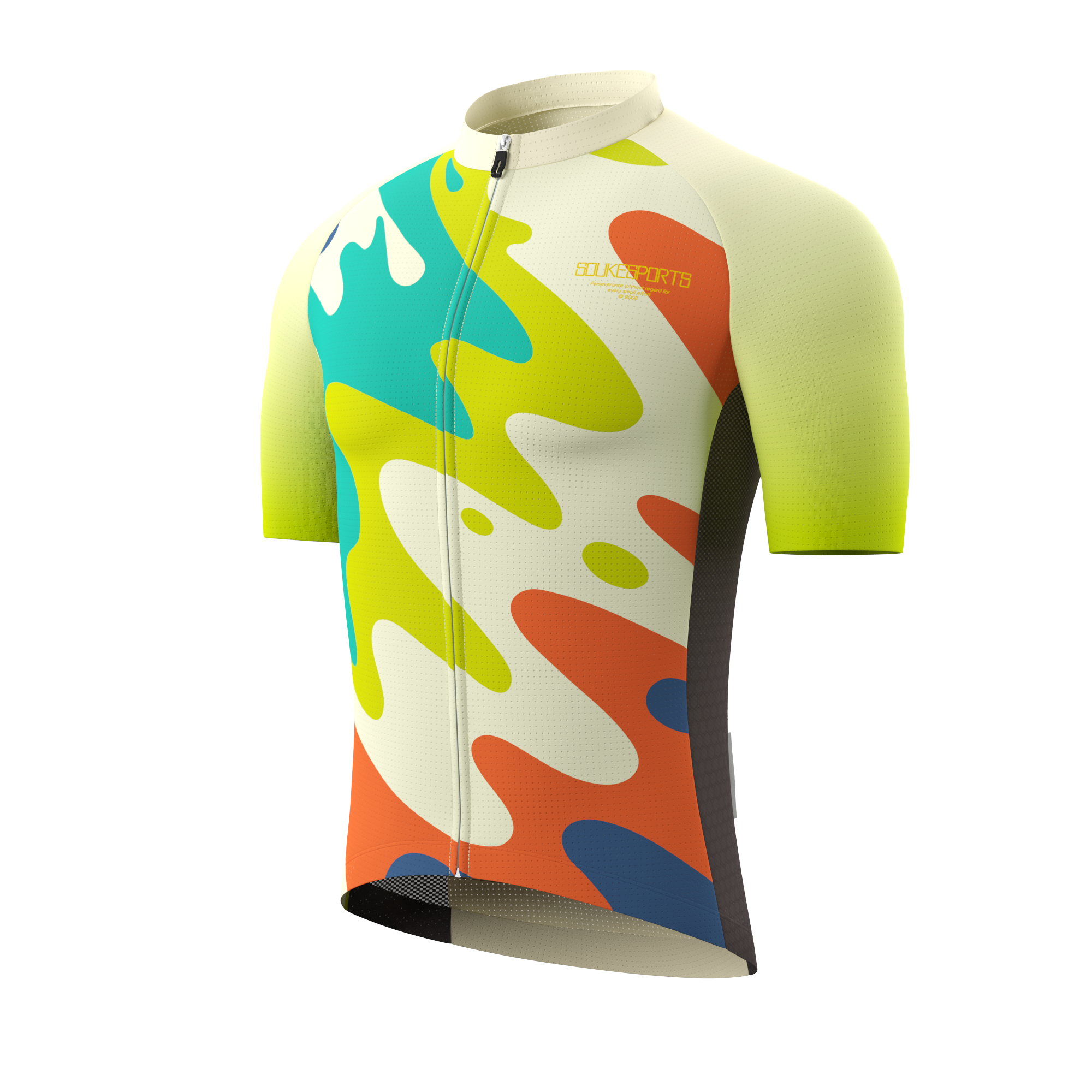 Soukesports, Minimalism, Unisex Cycling,Short Sleeve Jersey ,CS1186,ARTISTIC JERSEY,COLORFUL JERSEY