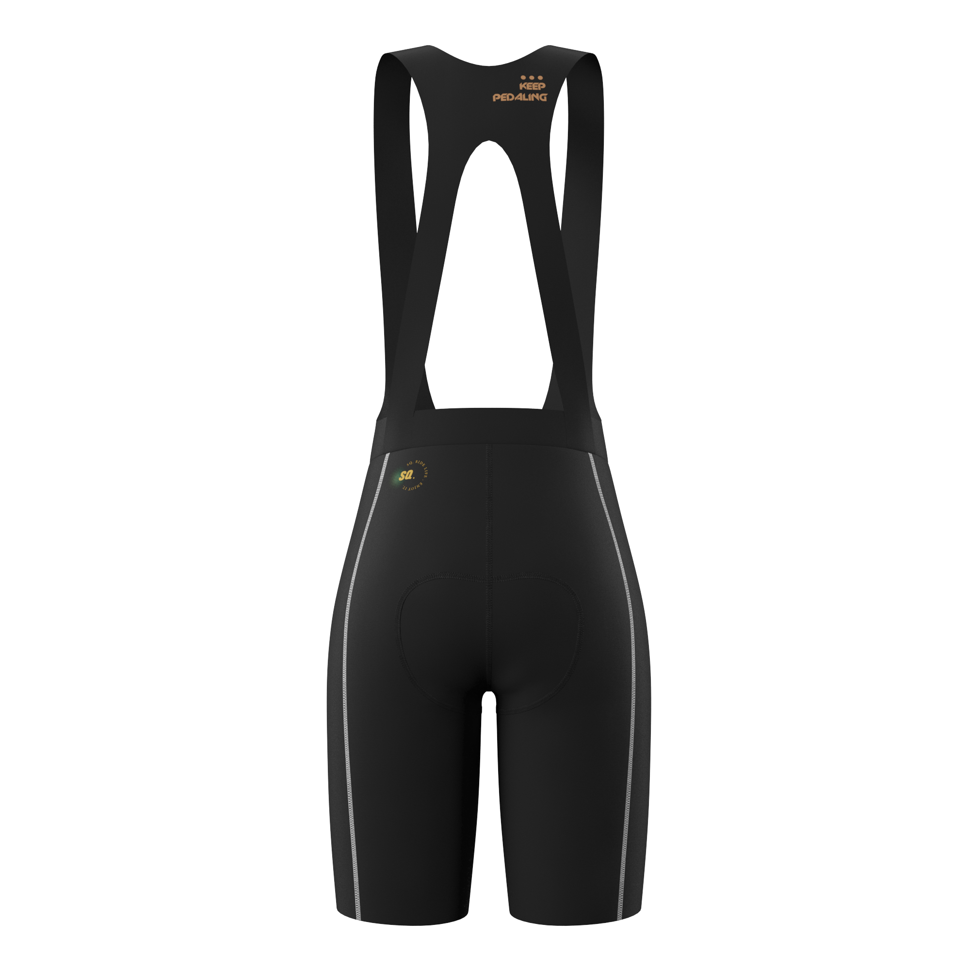 Bit Shorts Unisex Cycling Bib Shorts Padded Race Fit