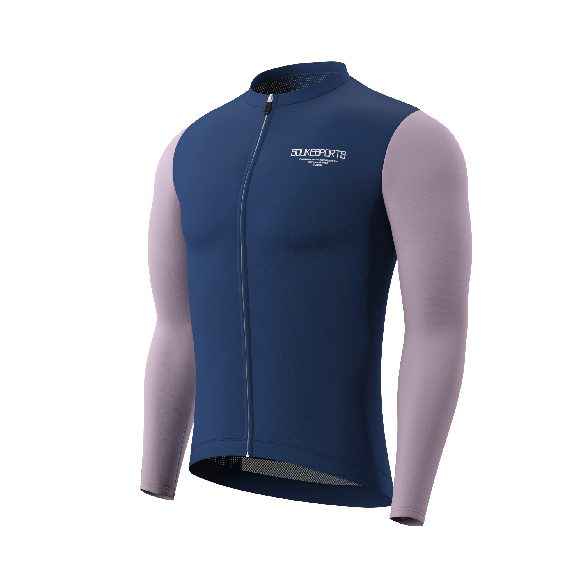 Souke Sports, CL1217, Men's Cycling Long Jersey, Men, Autumn or Winter, Quick Dry, Unisex, Men's Tops.