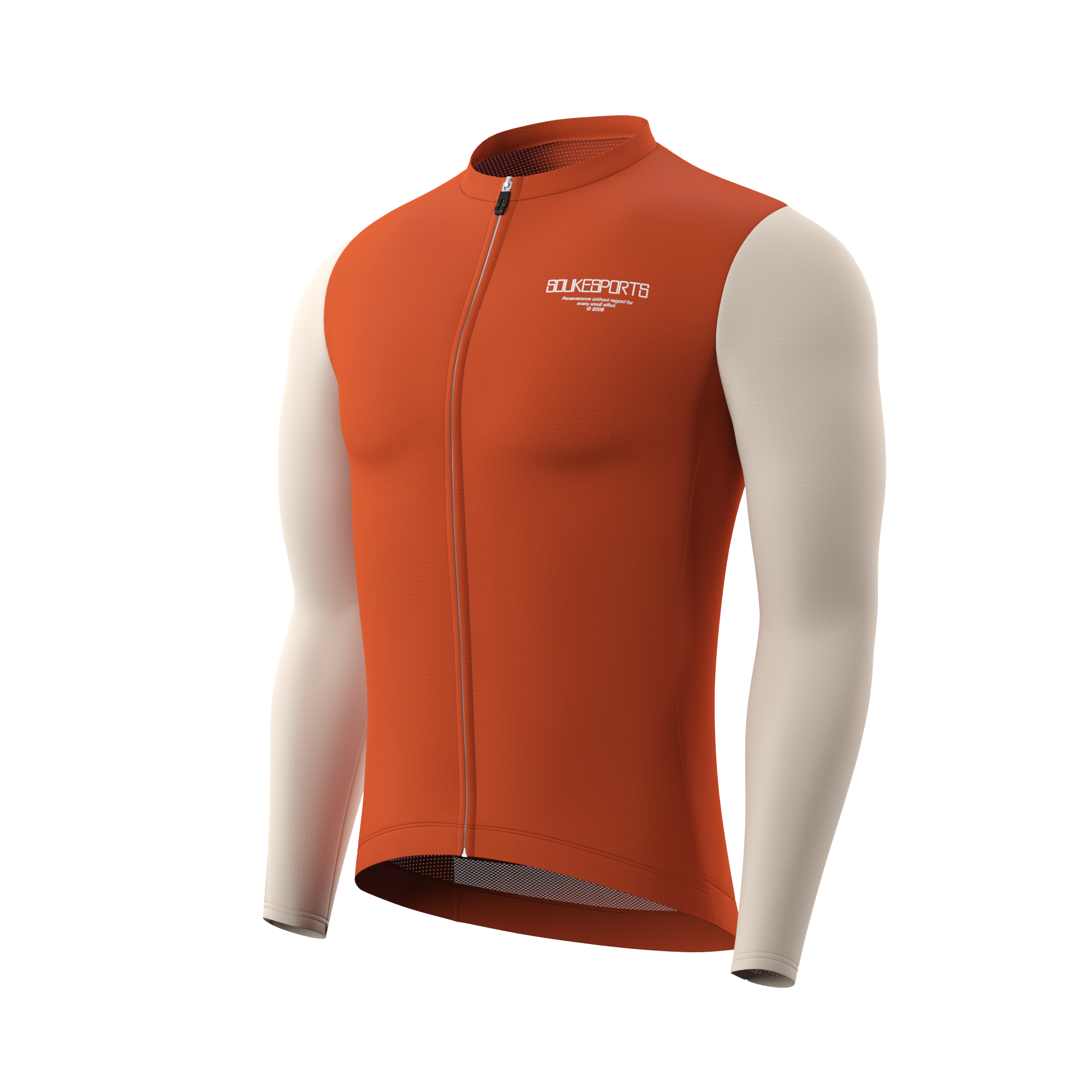 Souke Sports, CL1217, Men's Cycling Long Jersey, Men, Autumn or Winter, Quick Dry, Unisex, Men's Tops.