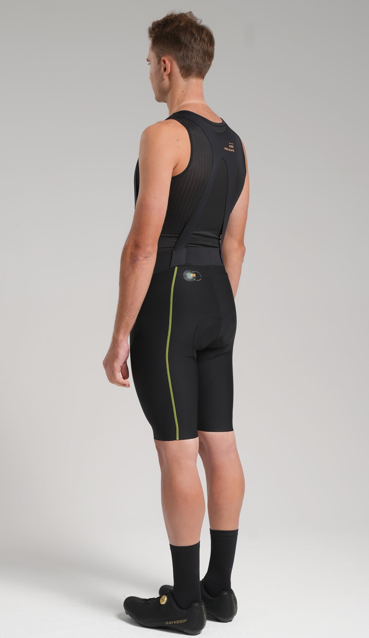 Bit Shorts Unisex Cycling Bib Shorts Padded Race Fit
