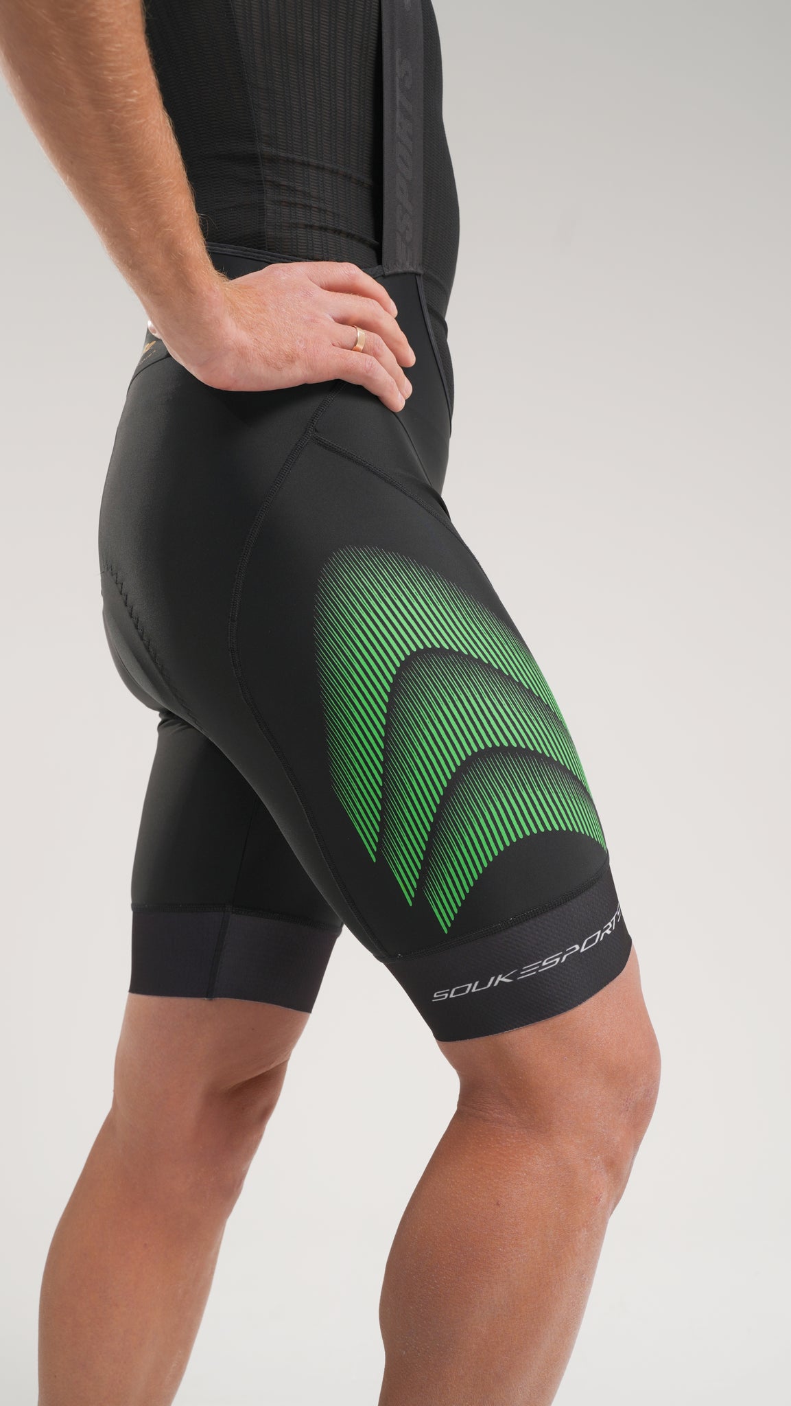Bit Shorts Unisex Cycling Bib Shorts Padded Race Fit
