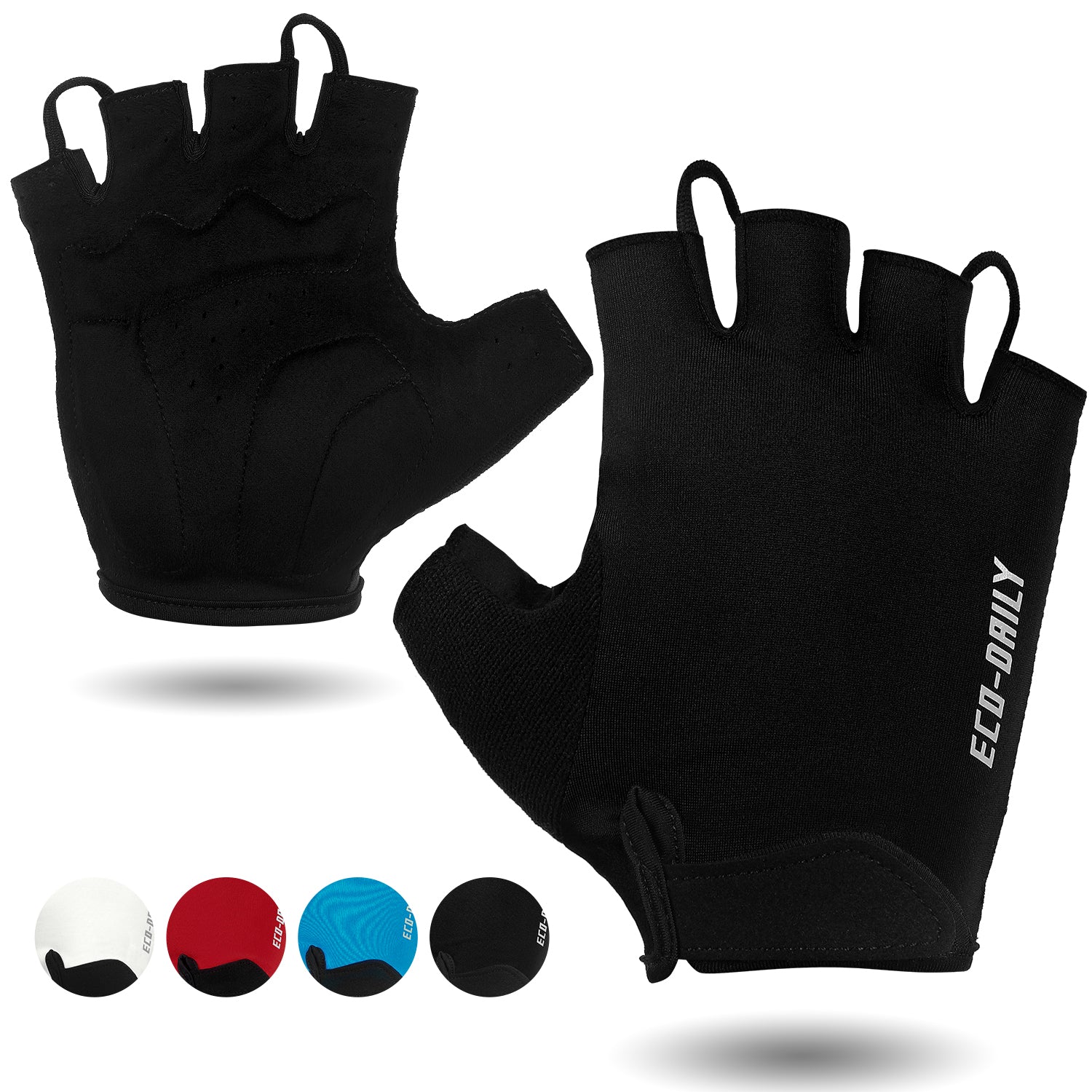 padded bicycle gloves Men's Women's Half Finger Cycling Bike Gloves-ST1905-Black Designed for riders who Length:RIFSS73MLMF / 7'3