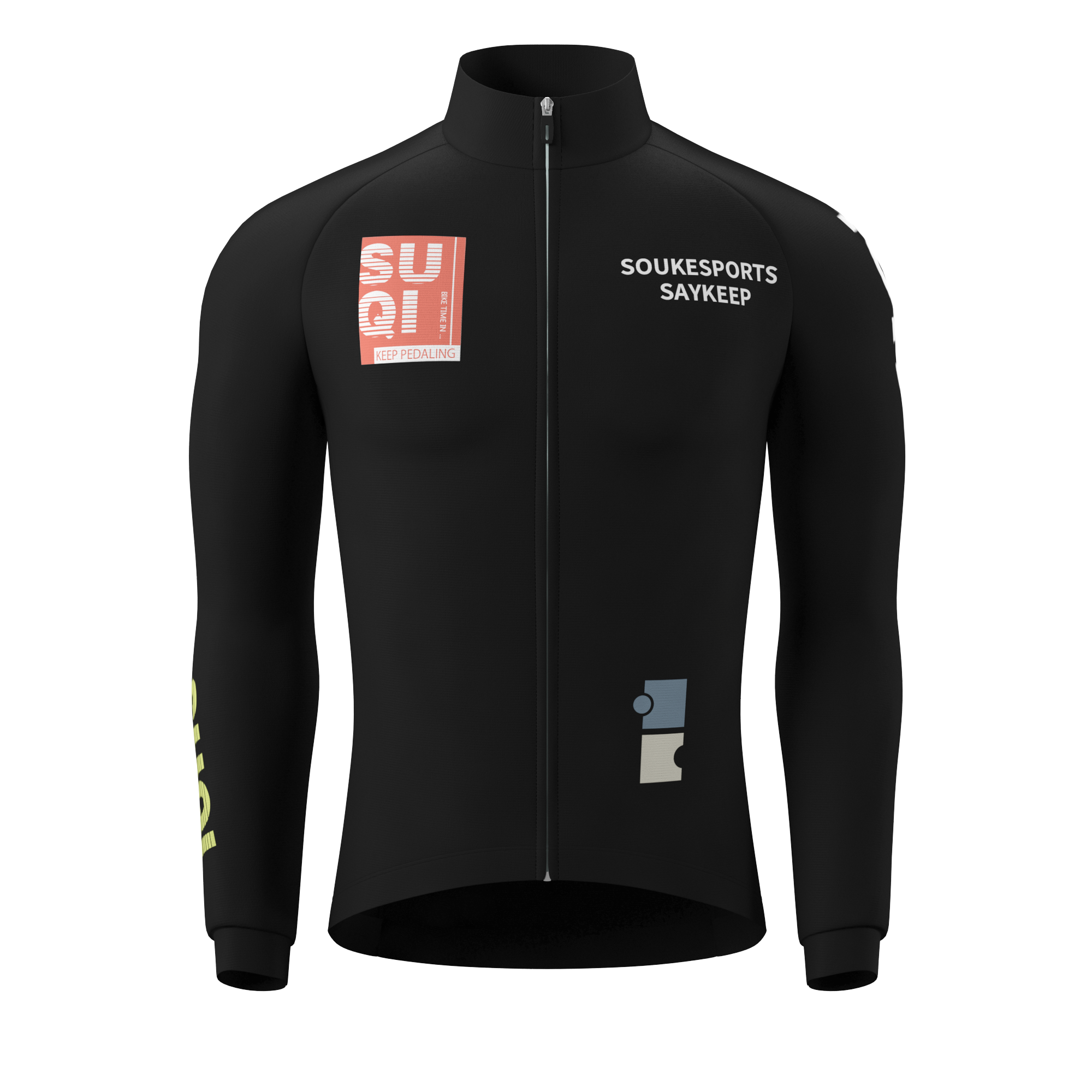 LS Fleeced Jersey + Fleeced Bib Tights Cycling Sets WJ1302+ BL3614