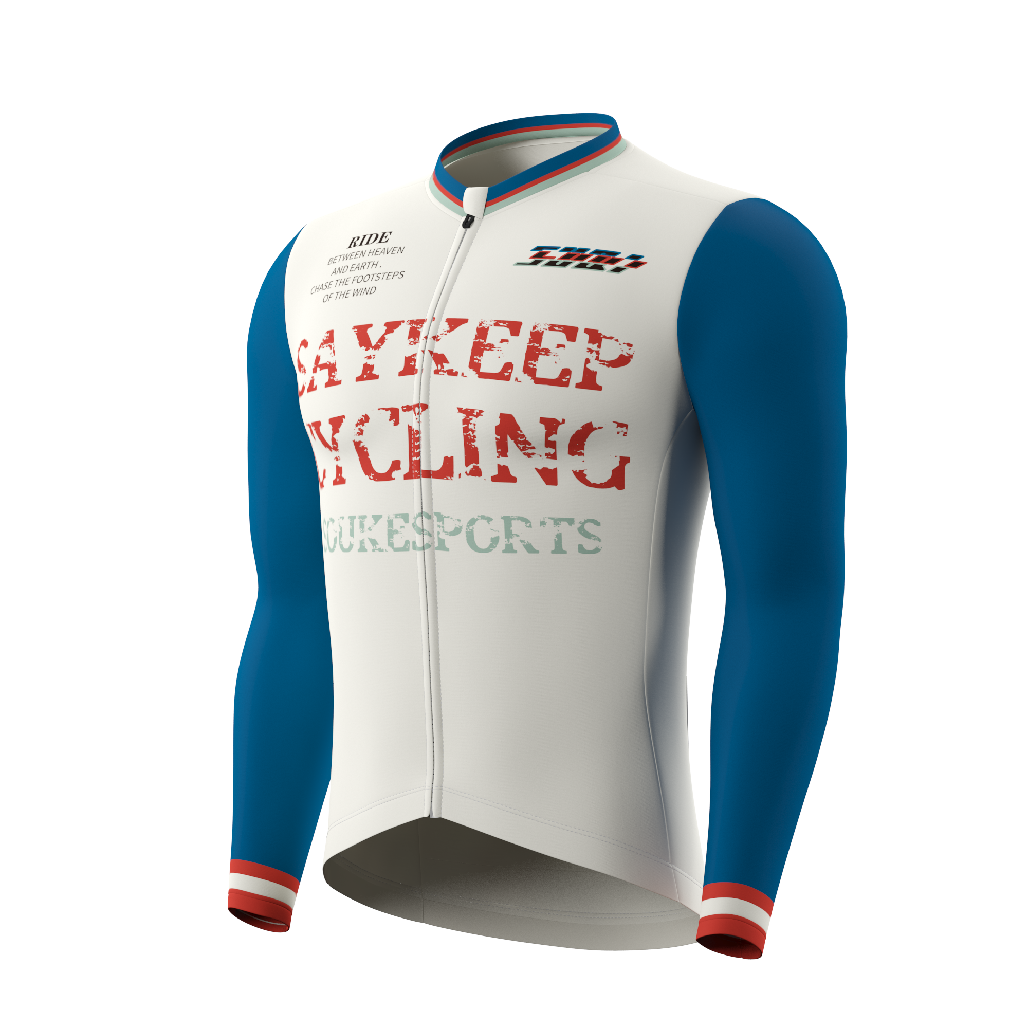 Souke Men's High Visible Quick Dry Cycling Jersey Pro with 3 Rear Pockets-CS1101-Purple