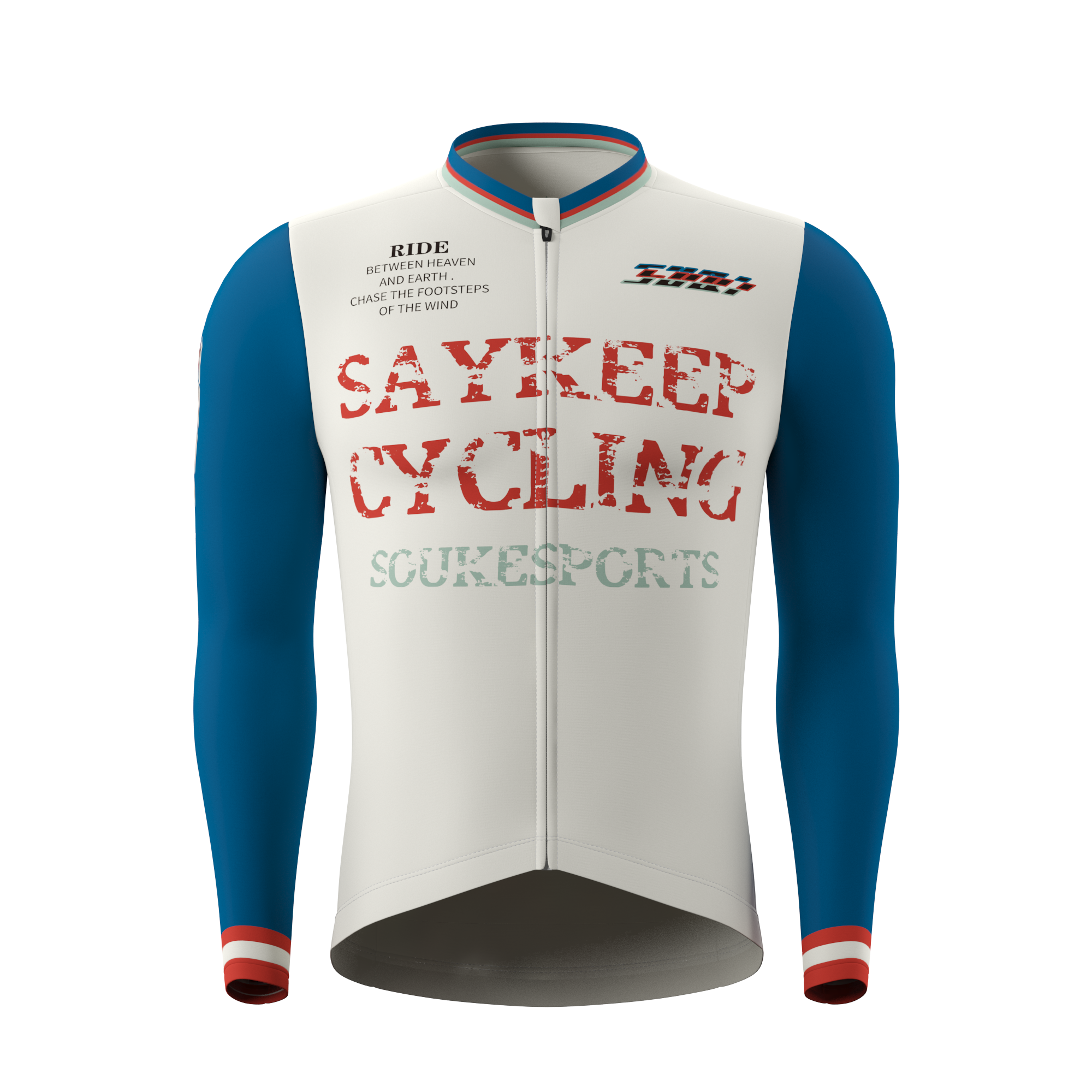 Souke Men's High Visible Quick Dry Cycling Jersey Pro with 3 Rear Pockets-CS1101-Purple