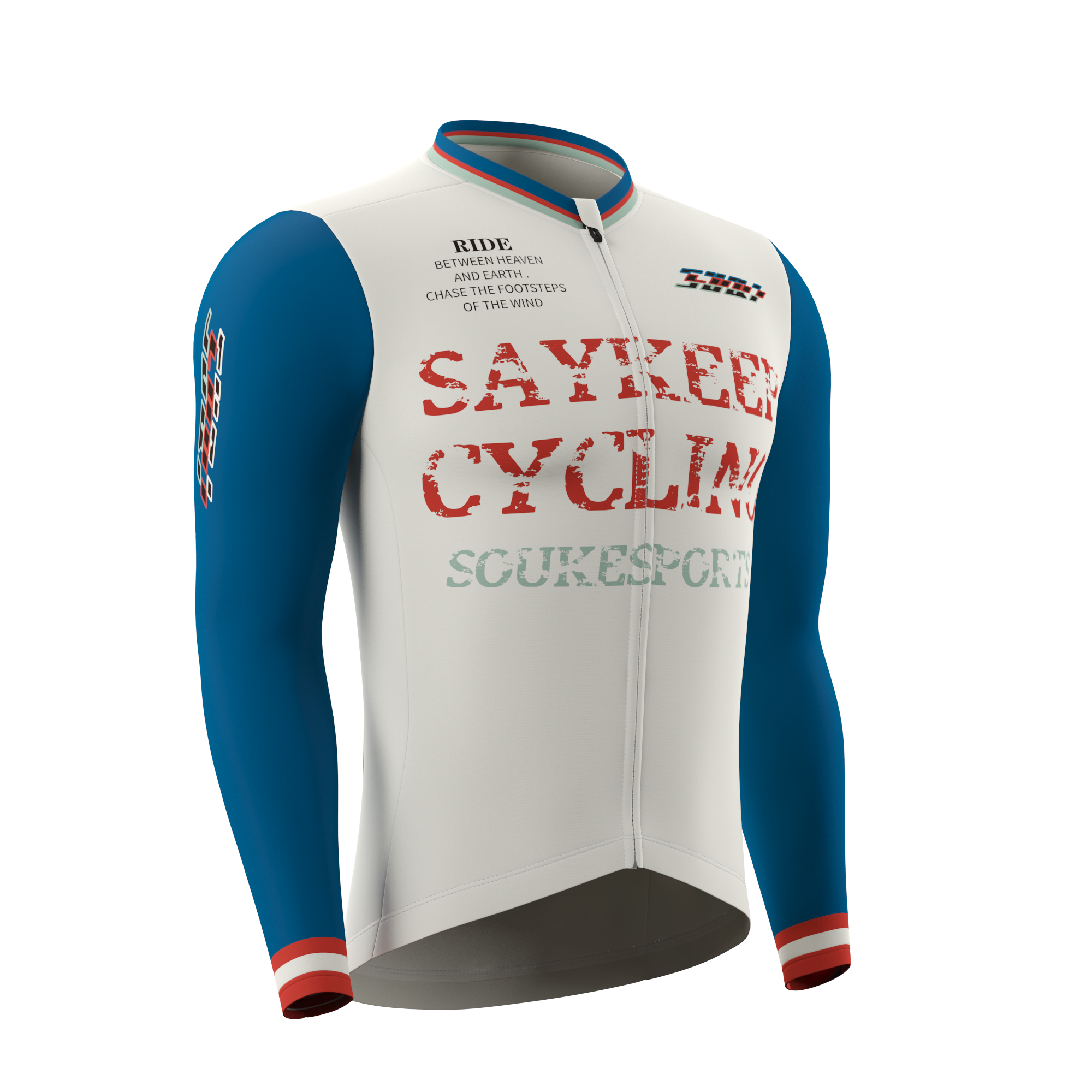 Souke Men's High Visible Quick Dry Cycling Jersey Pro with 3 Rear Pockets-CS1101-Purple