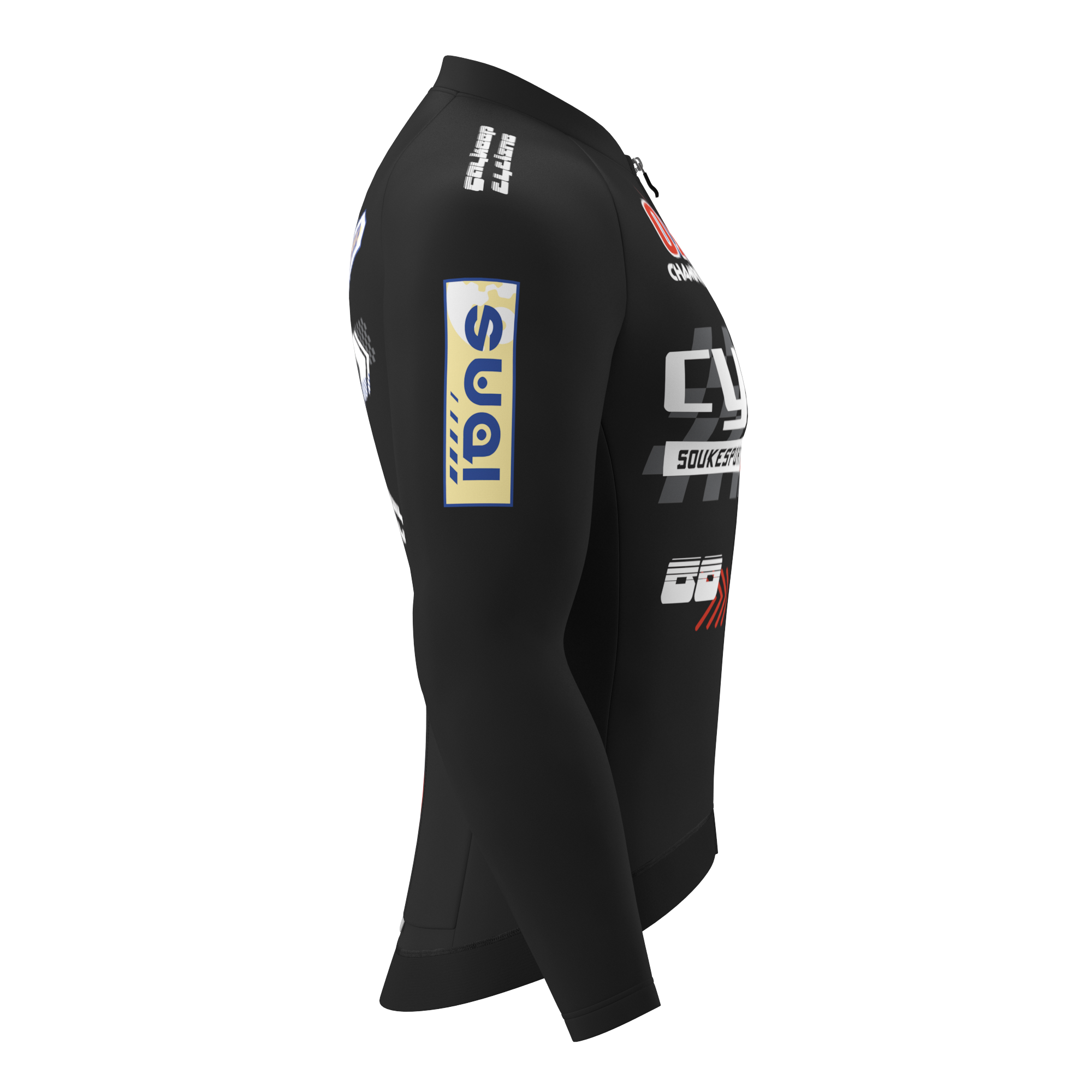 Men's Training Thermal Long Sleevs Winter Cycling Sets WJ1330+BL3618