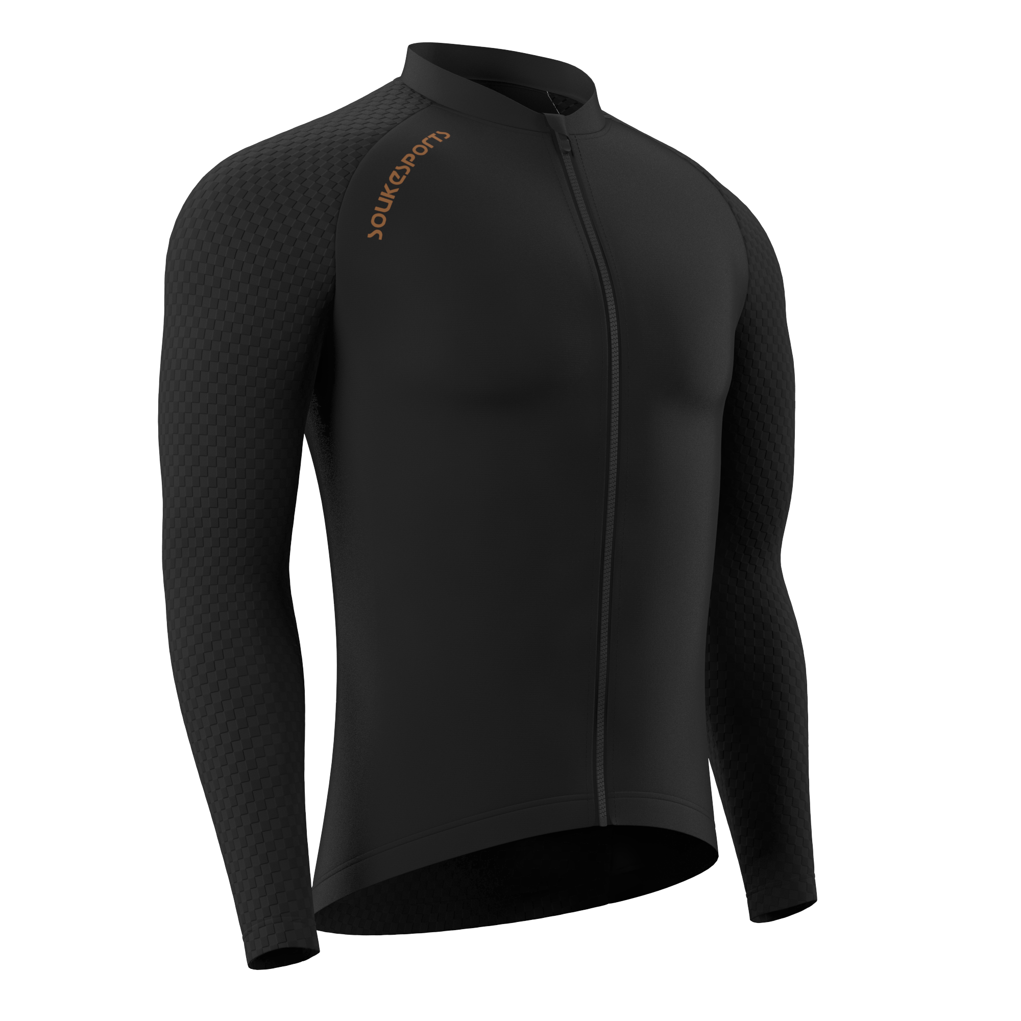 Men's Classic Long Sleeves Jersey CL1233-Black