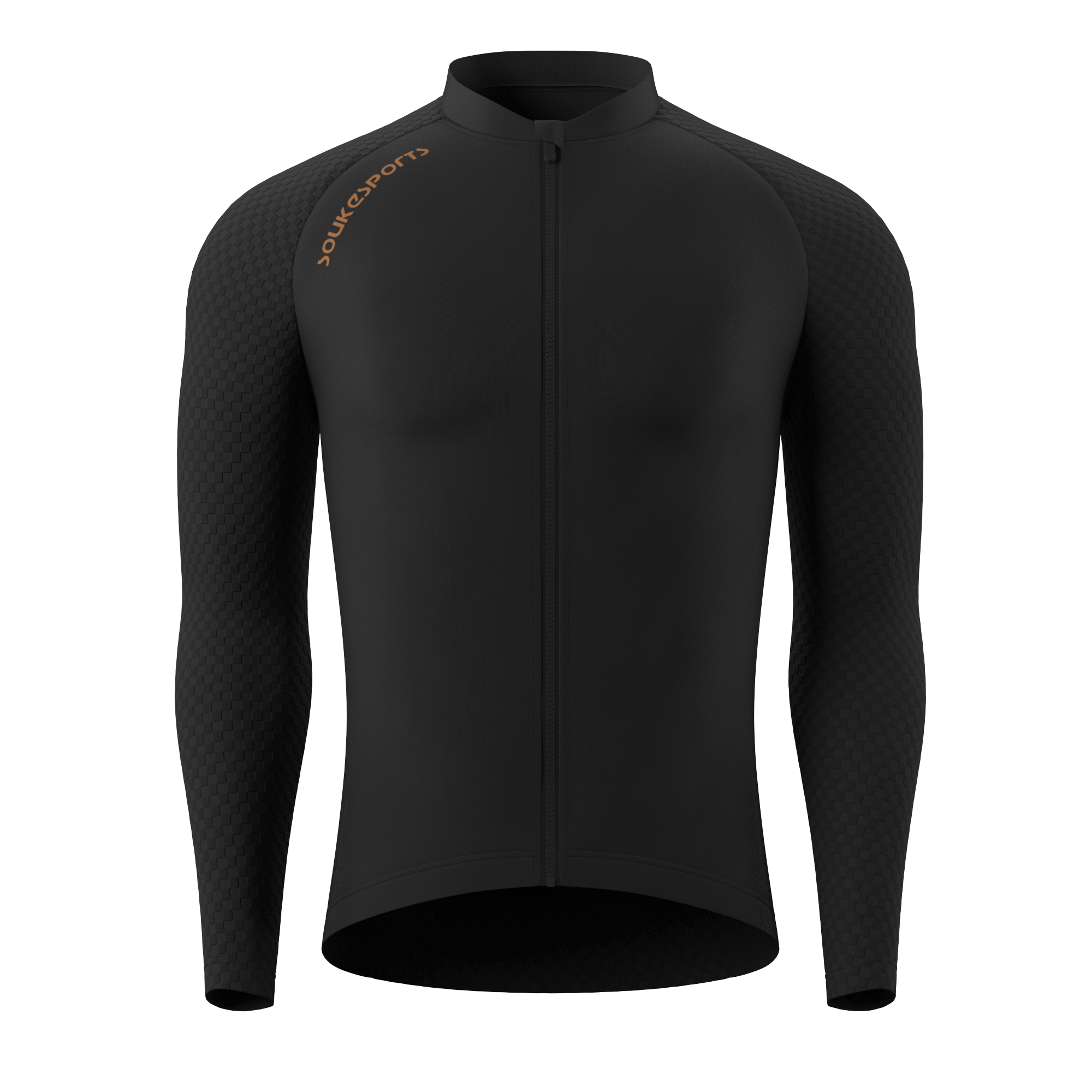 Men's Classic Long Sleeves Jersey CL1233-Black
