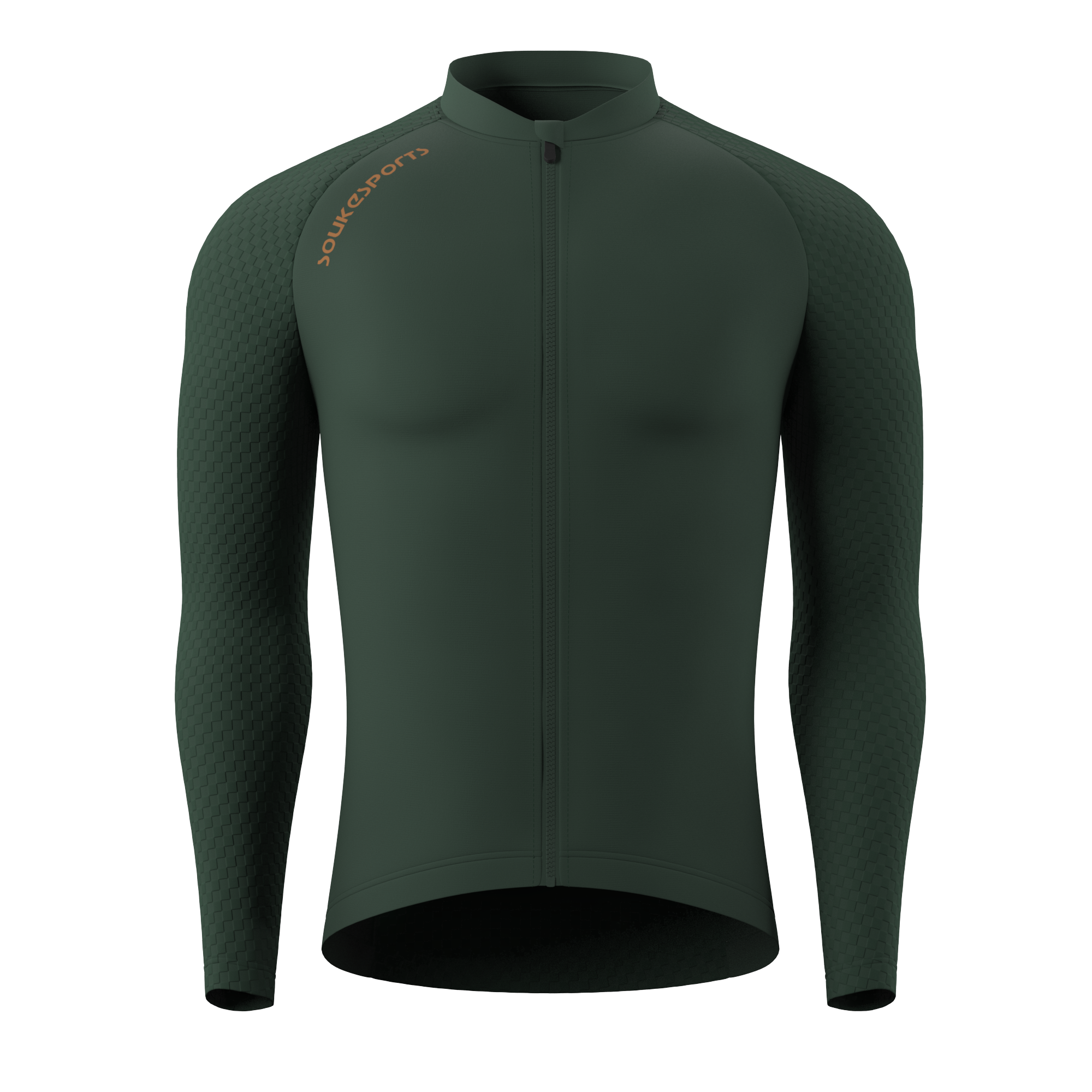 Men's Classic Long Sleeves Jersey CL1233-Olive Green