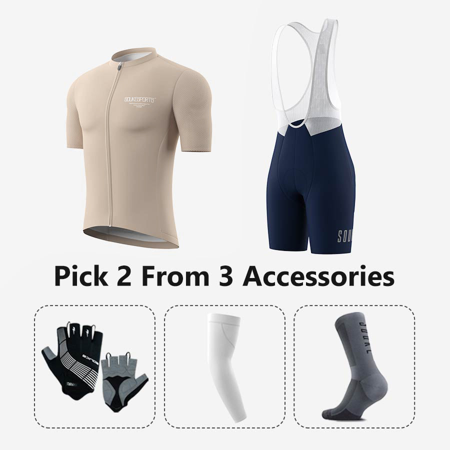 Jersey CS1168+ Bib Shorts BS1601 + Accessories - Souke Sports Cycling Set-Souke Sports 