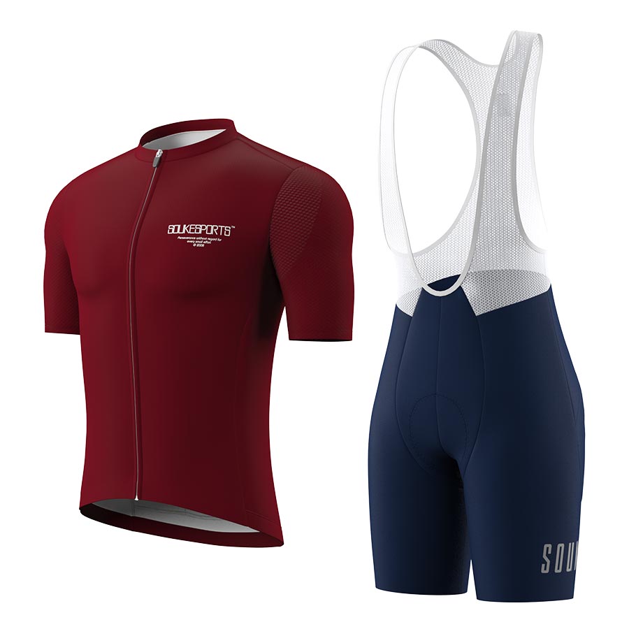 Jersey CS1168+ Bib Shorts BS1601 + Accessories - Souke Sports Cycling Set-Souke Sports 