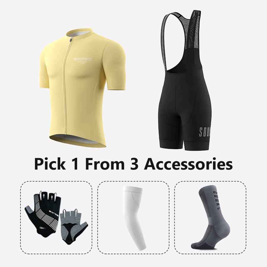 Jersey CS1168+ Bib Shorts BS1602 + Accessories - Souke Sports Cycling Set-Souke Sports 