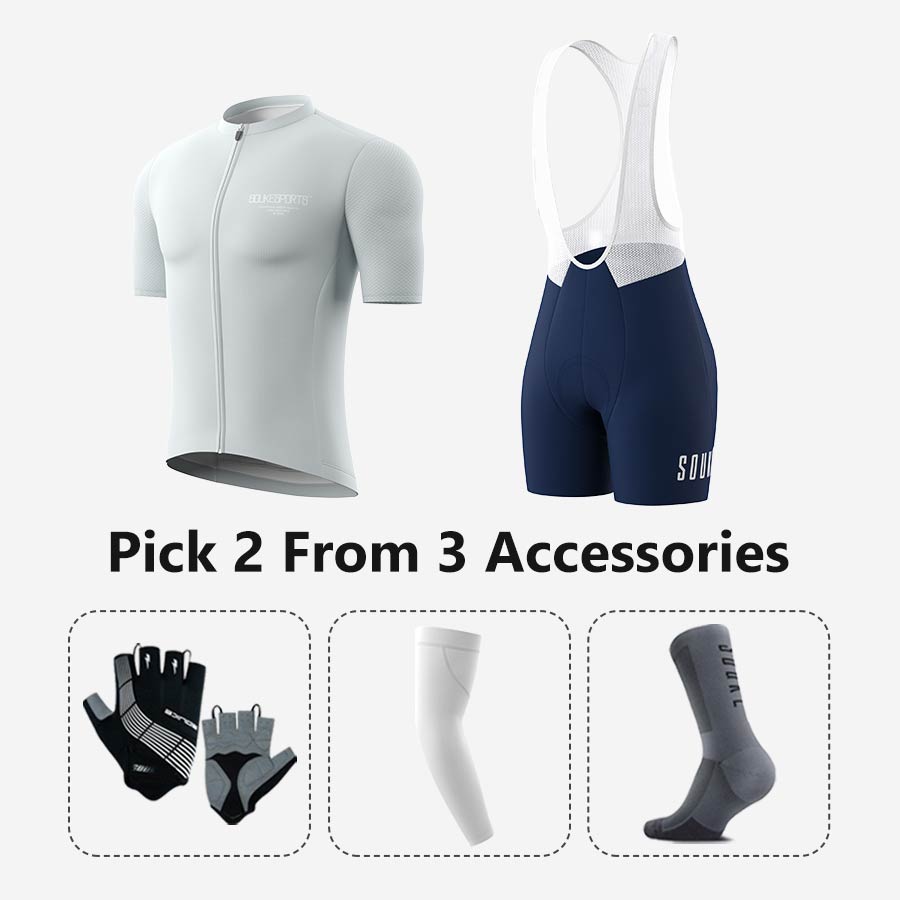 Jersey CS1168+ Bib Shorts BS1502 + Accessories - Cycling Set