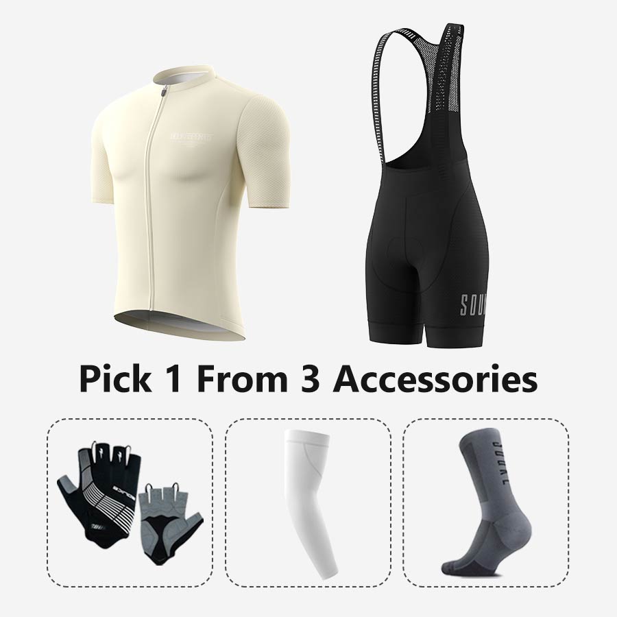 Jersey CS1168+ Bib Shorts BS1602 + Accessories - Souke Sports Cycling Set-Souke Sports 