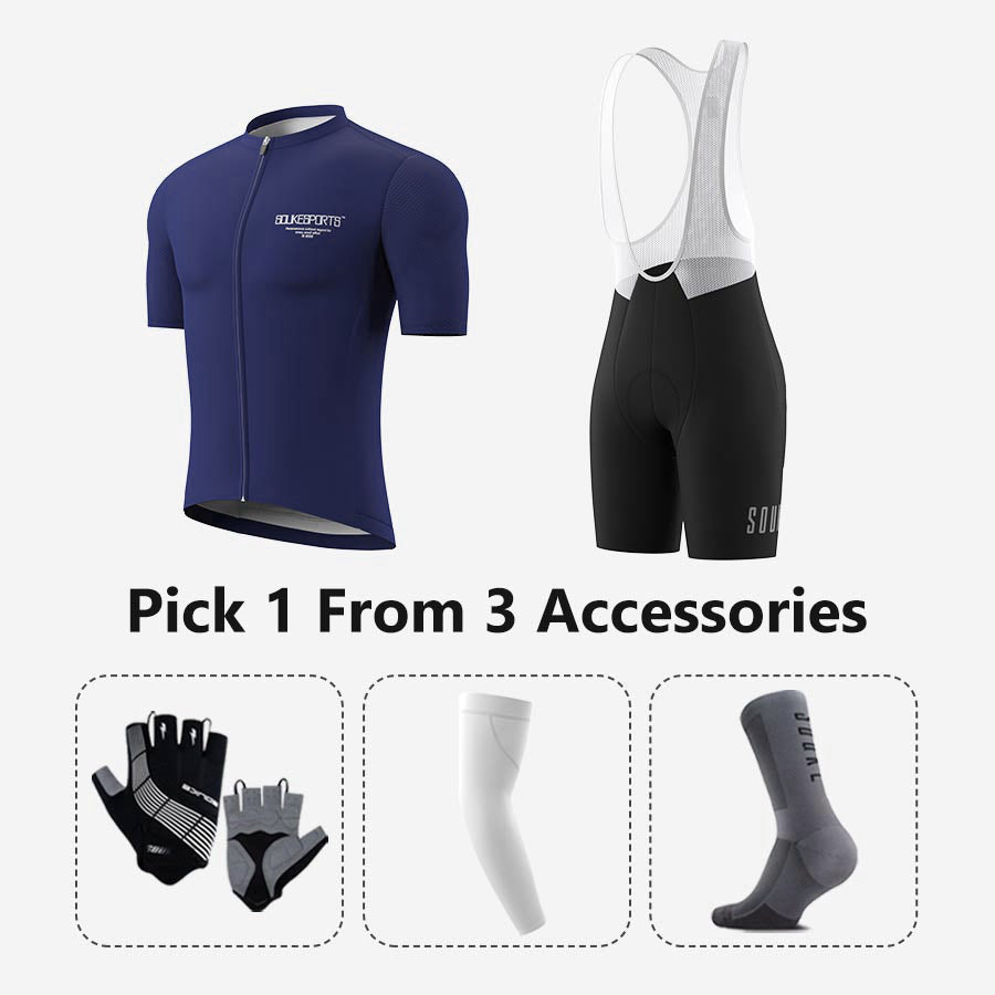 Jersey CS1168+ Bib Shorts BS1601 + Accessories - Souke Sports Cycling Set-Souke Sports Jersey CS1168+ Bib Shorts BS1601 + Accessories - Souke Sports Cycling Set-Souke Sports 