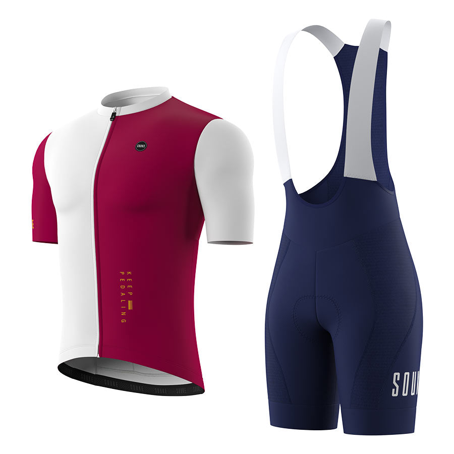 Jersey CS5502+ Bib Shorts BS1606 + Accessories - Souke Sports Cycling Set-Souke Sport 