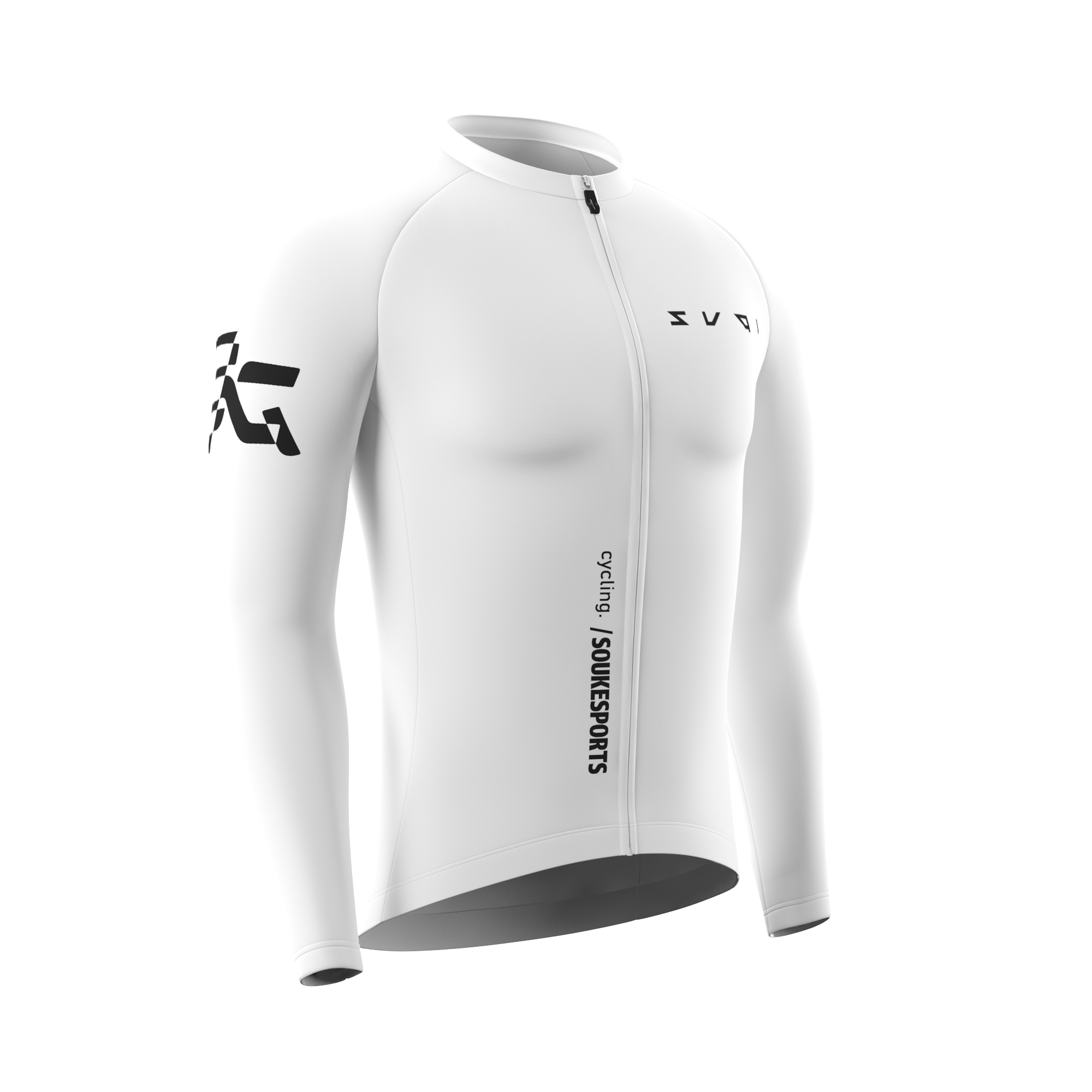 Souke Men's High Visible Quick Dry Cycling Jersey Pro with 3 Rear Pockets-CS1101-Purple