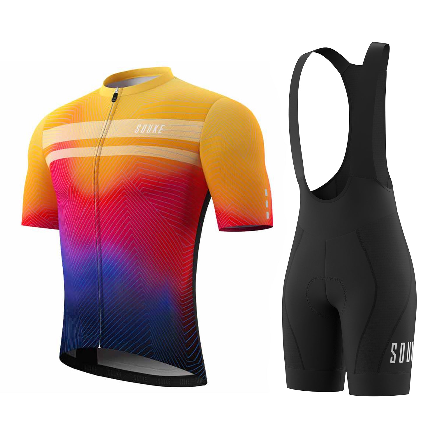 Jersey CS1104+ Bib Shorts BS1606 + Accessories - Souke Sports Cycling Set-Souke Sports (6679806705777)