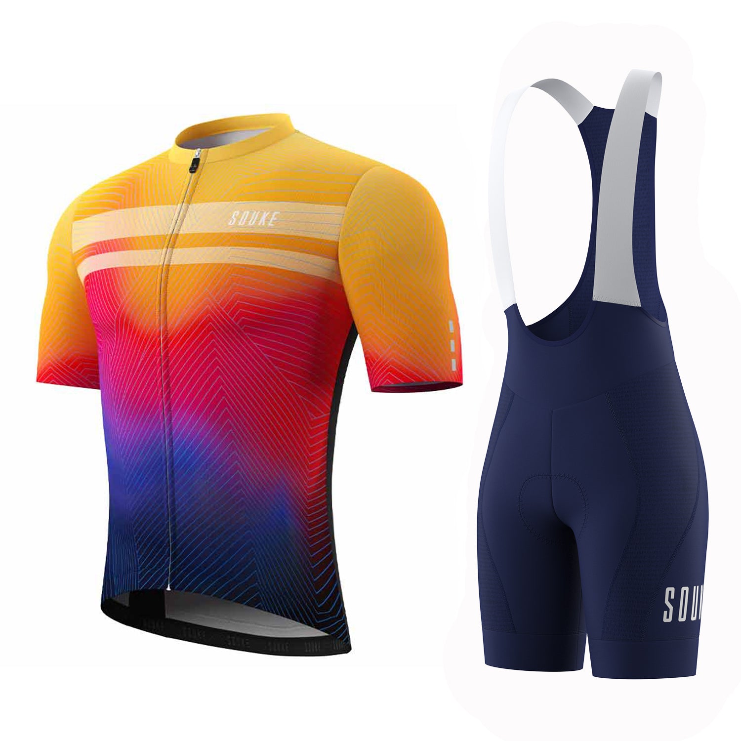 Jersey CS1104+ Bib Shorts BS1606 + Accessories - Souke Sports Cycling Set-Souke Sports (6679806705777)