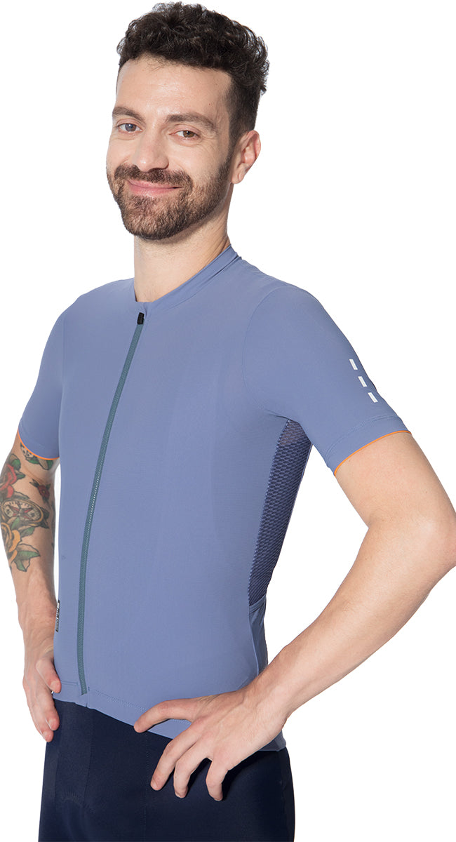 High Visible Bike Jersey Unisex CS1105 - Blue (6566586744945)