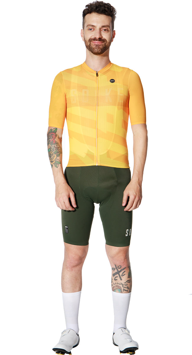 Light Weight Bike Cycling Jersey Unisex CS1122-Orange (6692252745841)